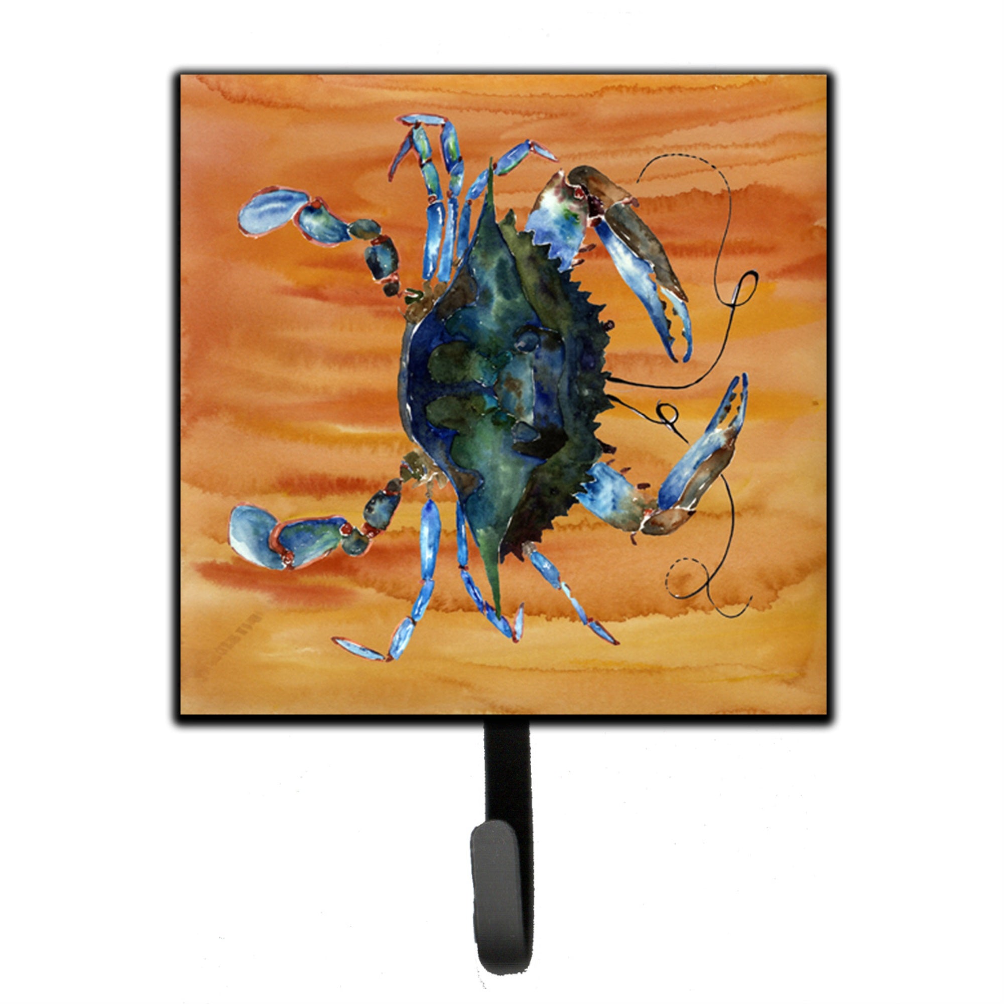 Caroline'S Treasures 8143Sh4 Crab Leash Holder Or Key Hook, Small, Multicolor