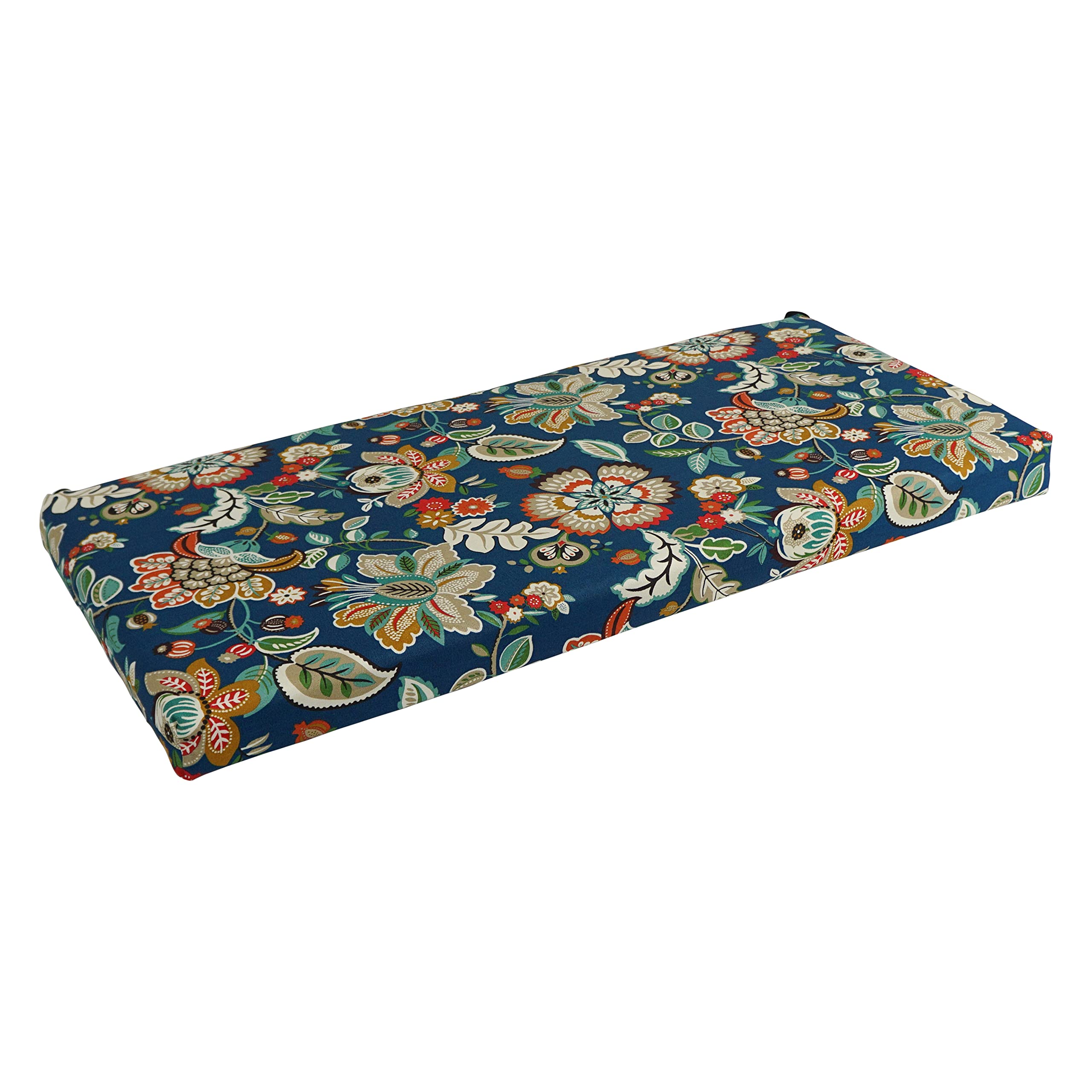 45-inch by 19-inch Patterned Outdoor Spun Polyester Loveseat Cushion  945X19-REO-64