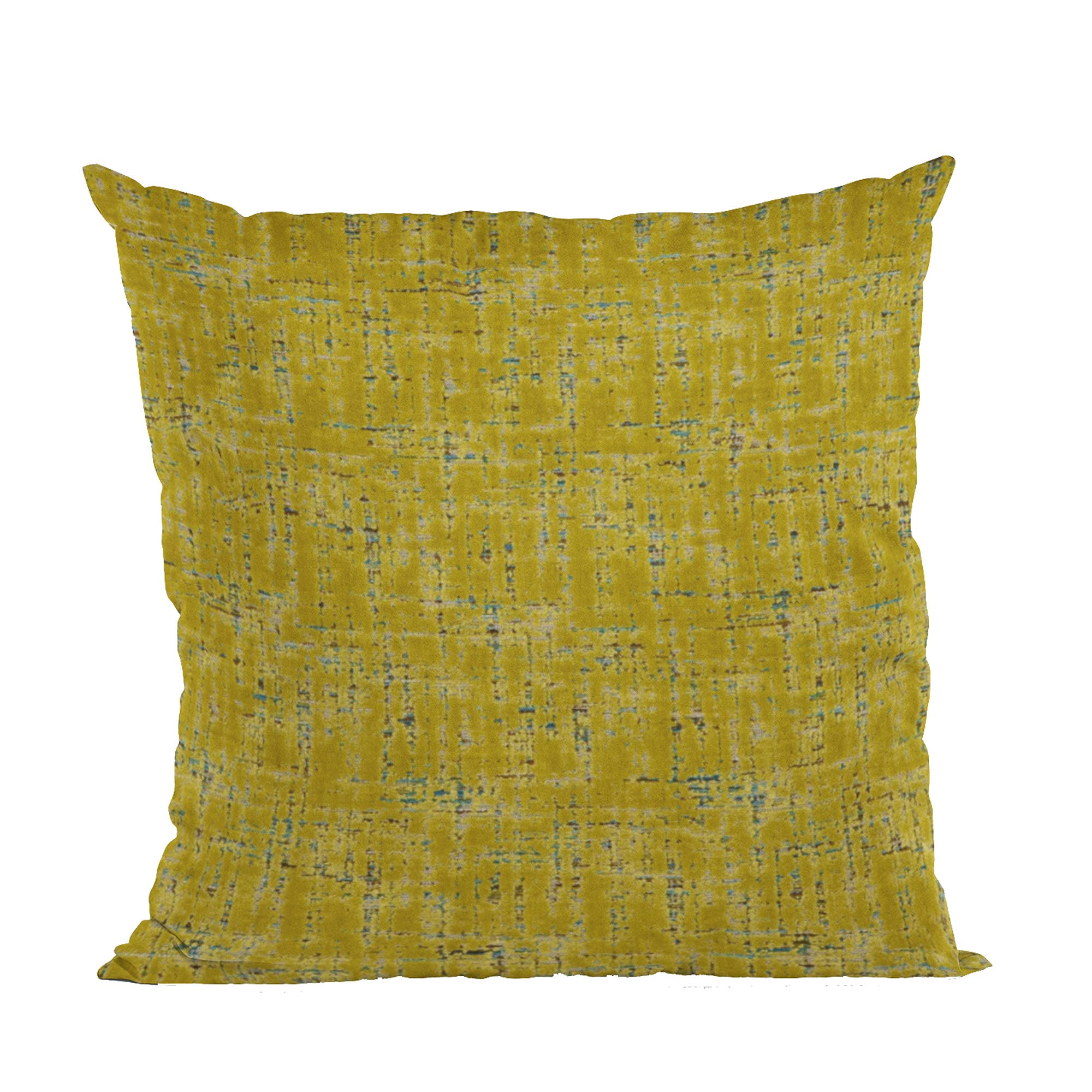 Plutus Sulfur New Planet Cut Velvet Luxury Throw Pillow - Double sided  20 x 30” Queen