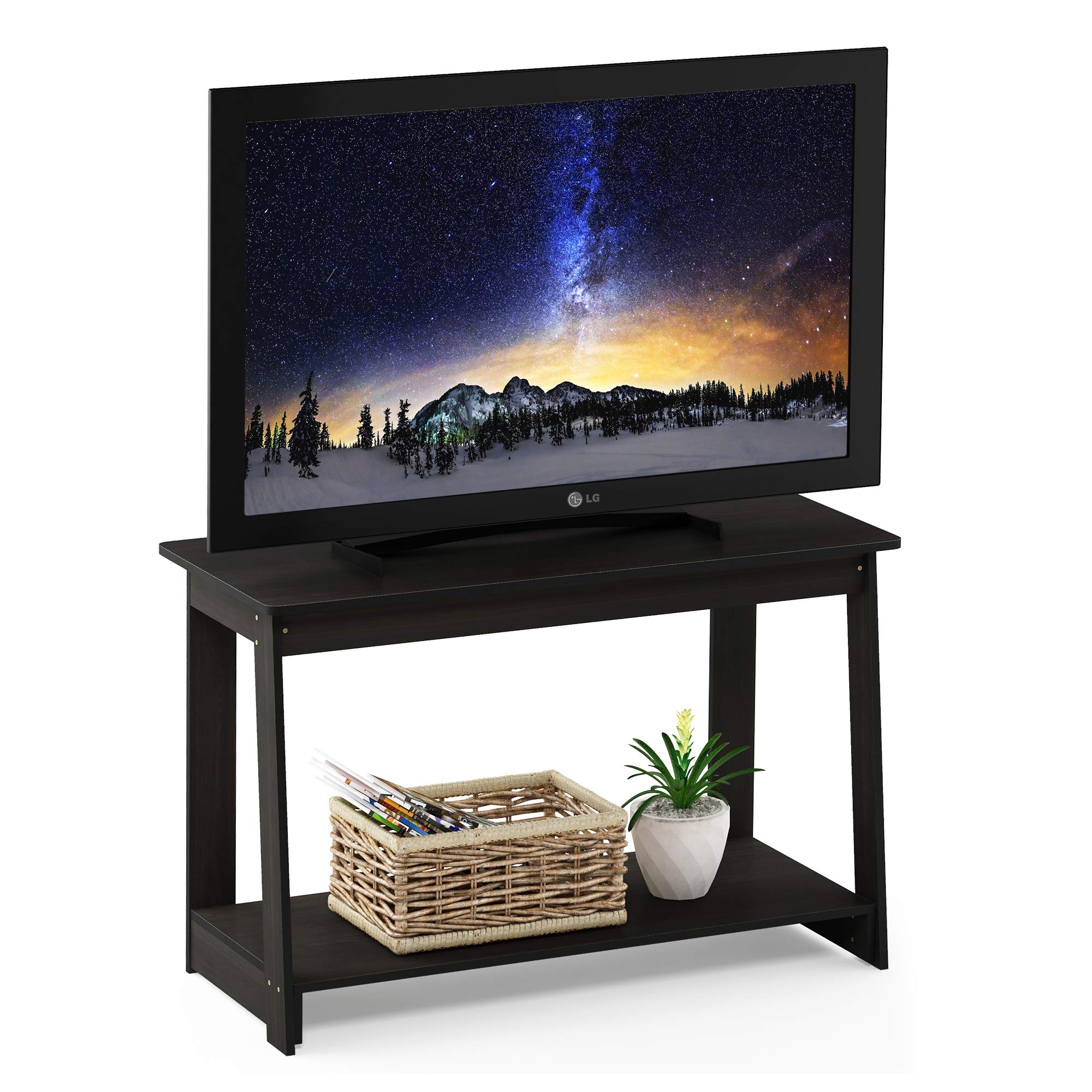 Furinno Beginning TV Stand, Espresso 18041EX