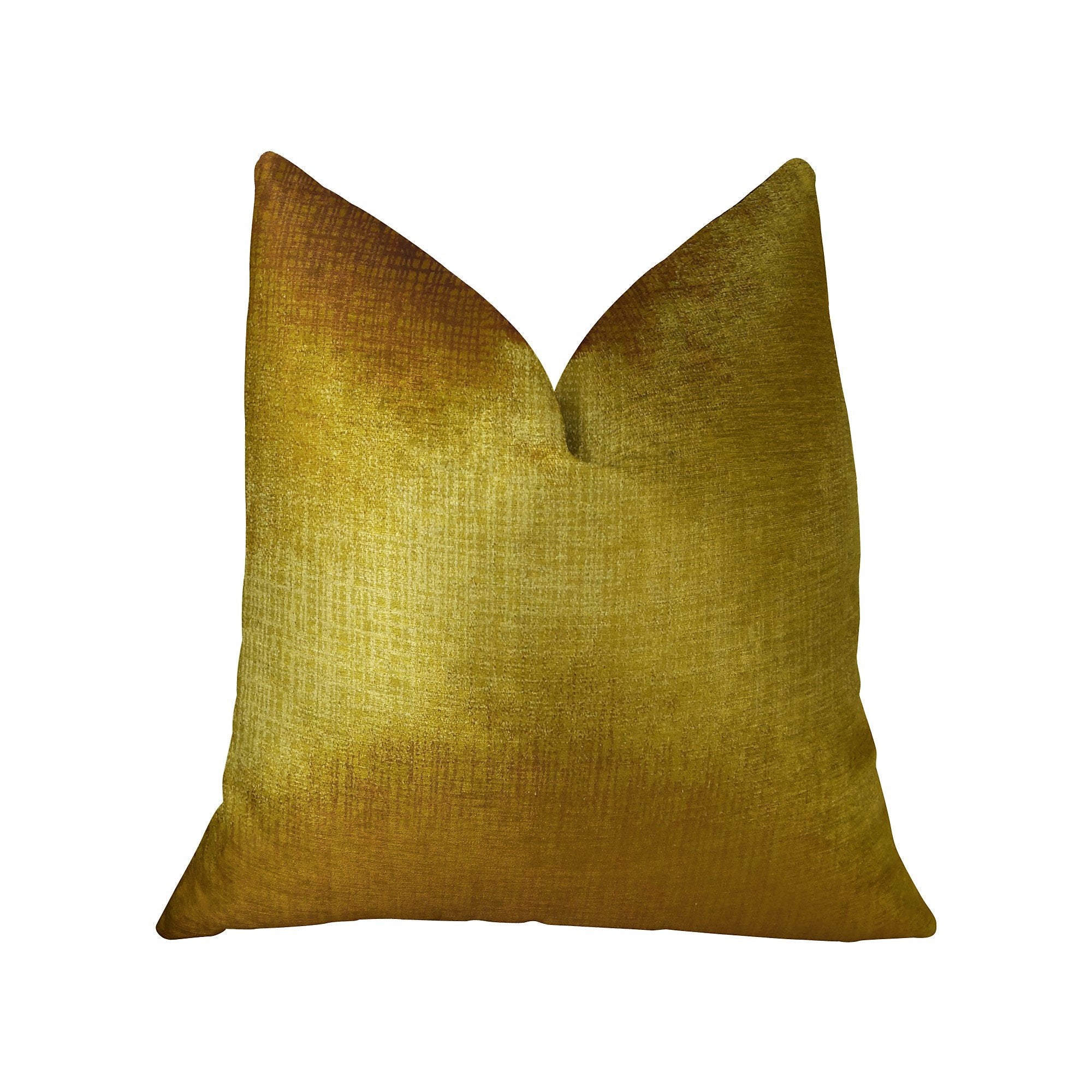 Plutus Lumiere Bronze Handmade Throw Pillow, (12 x 20")"