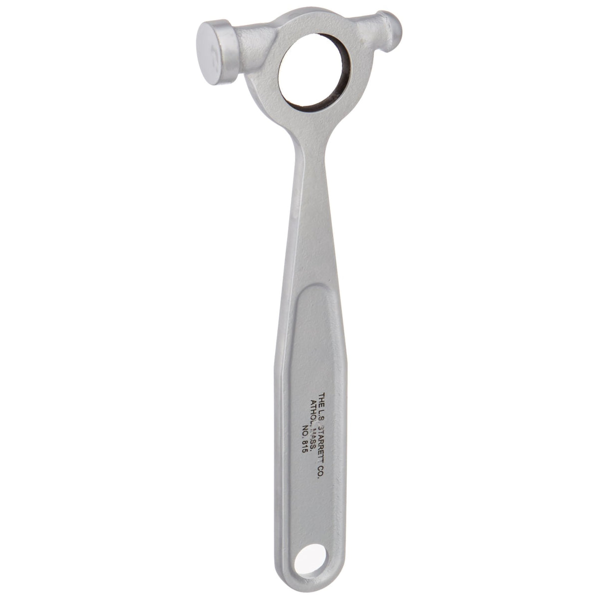 Starrett 815 Toolmakers Hammer With Built-In Magnifying Lens