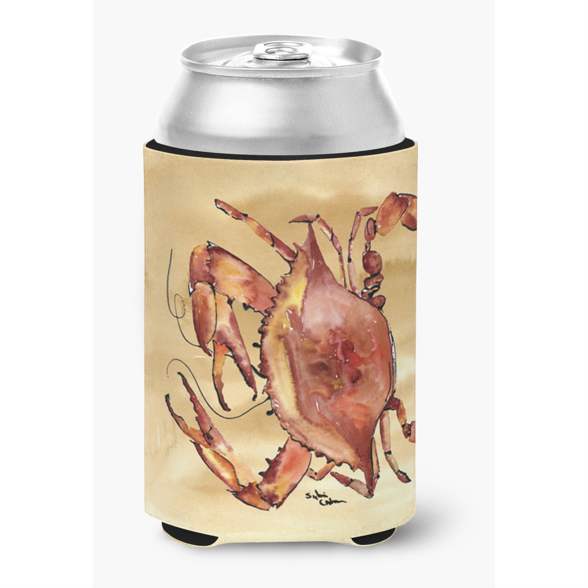 Crab Can Or Bottle Beverage Insulator Hugger