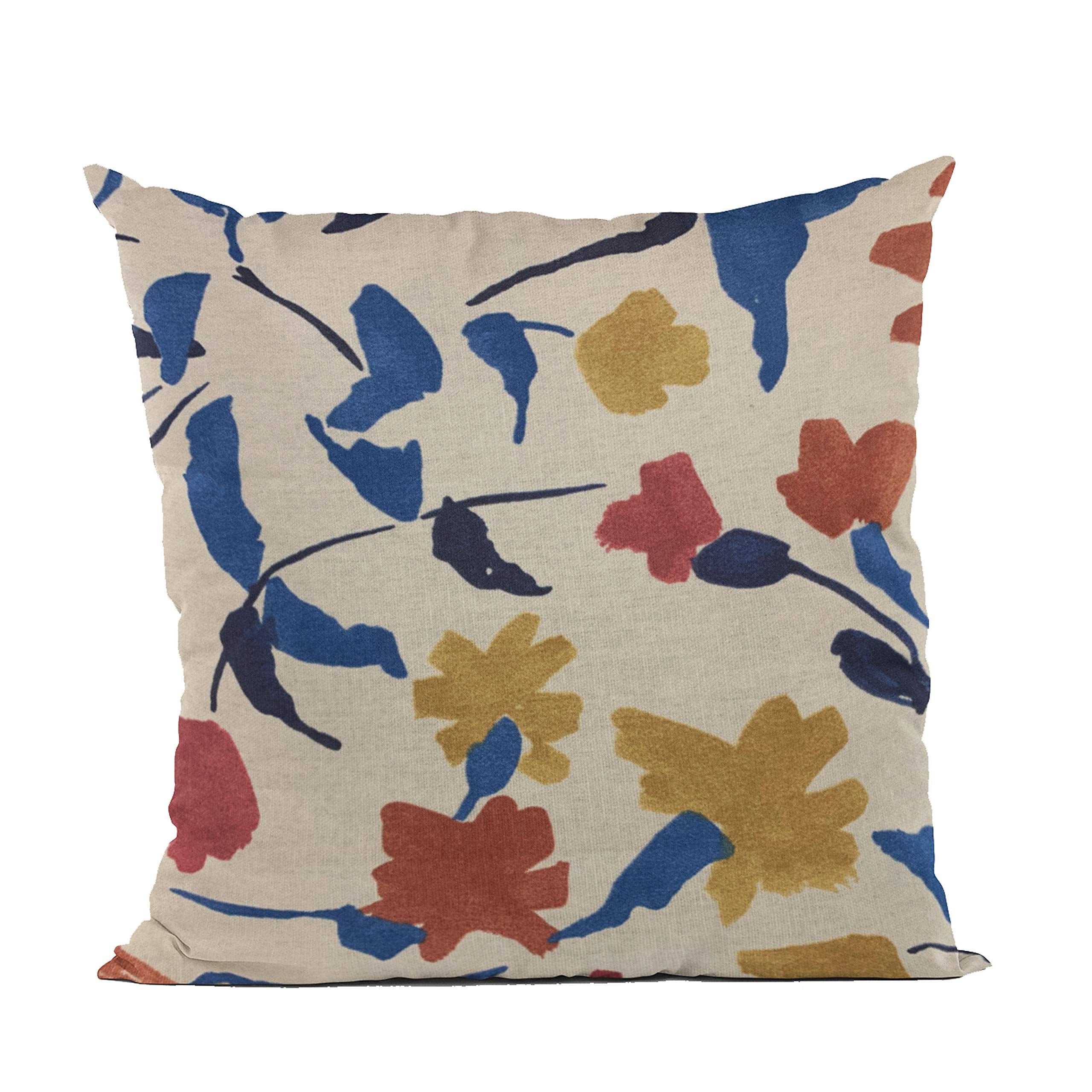 Plutus Brands Multi-Color Plutus Creative Graphic Print Luxury Throw Pillow 24 in x 24in, Double Sided 24 x 24”