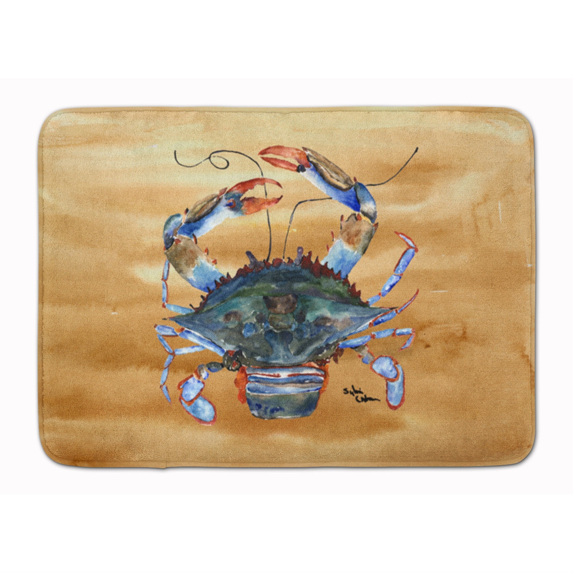 Caroline'S Treasures Crab Floor Mat, 19 X 27, Multicolor