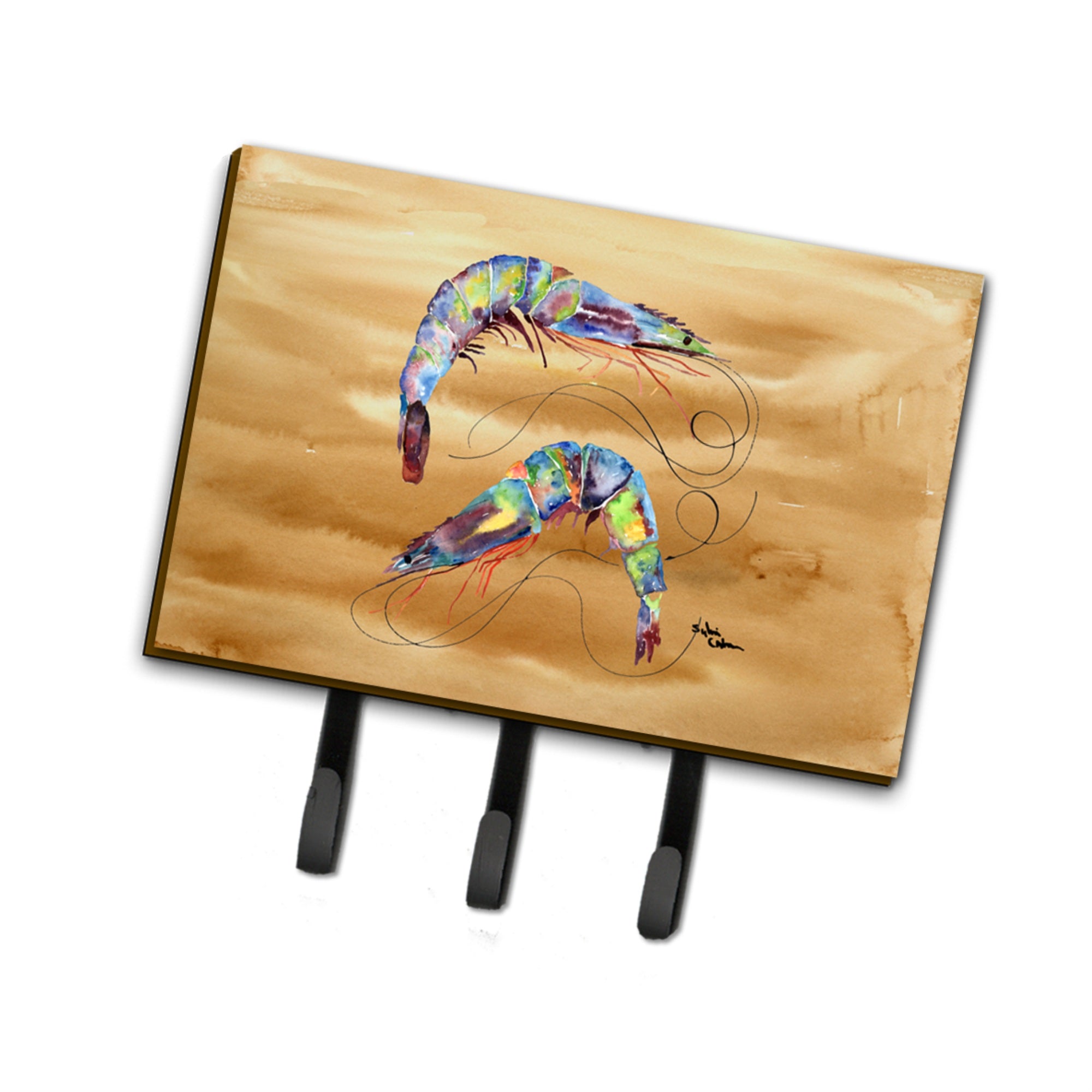 Caroline'S Treasures 8158Th68 Shrimp Leash Or Key Holder, Large, Multicolor