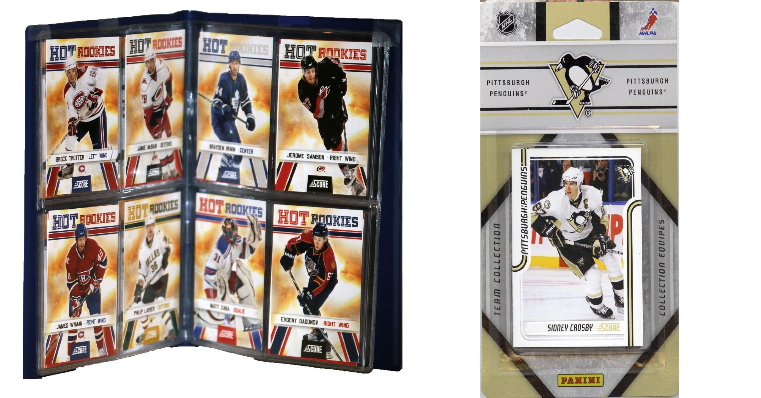 NHL Pittsburgh Penguins Licensed 2011 Score Team Set and Storage Album