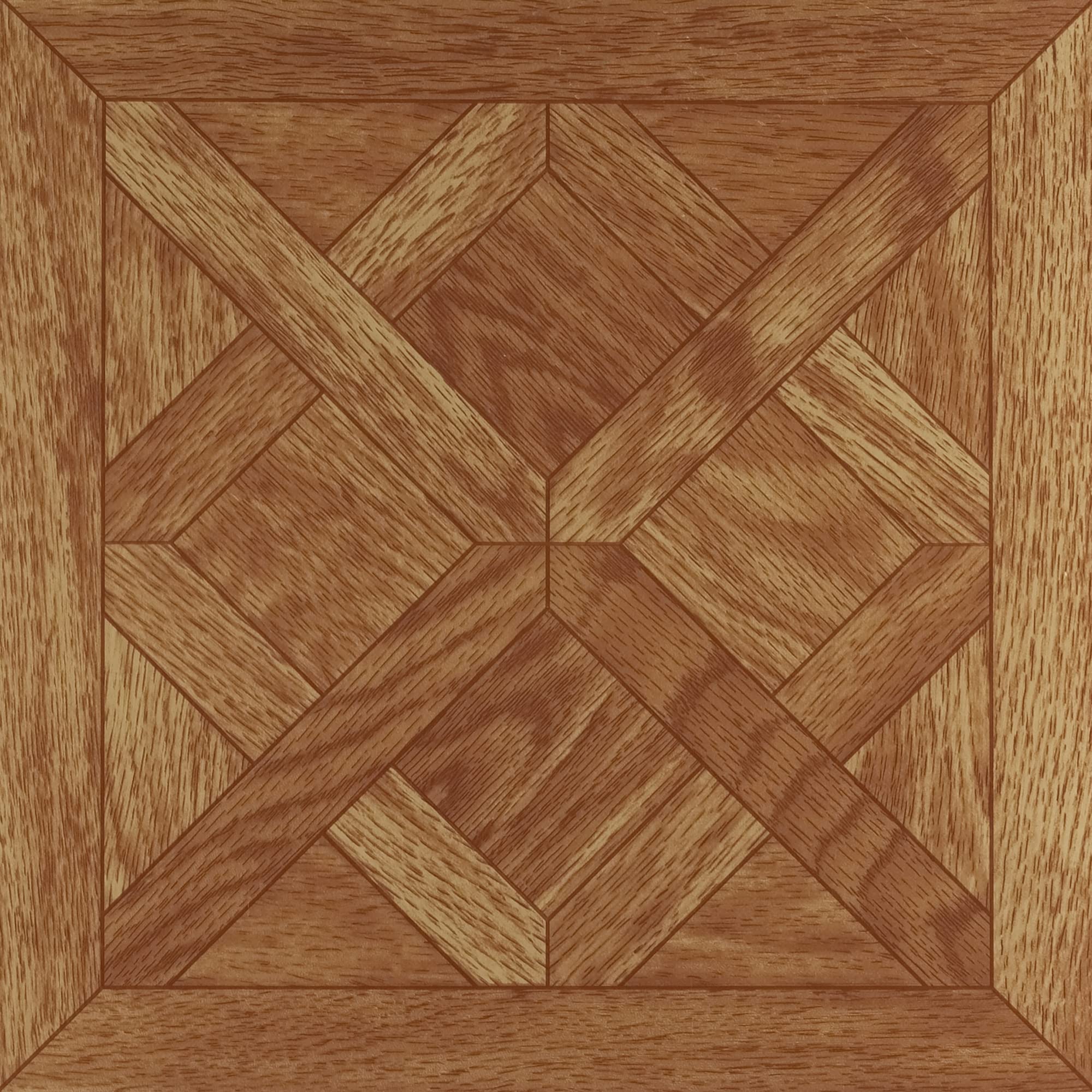 NEXUS Classic Parquet Oak 12 Inch x 12 Inch Self Adhesive Vinyl Floor Tile #201 - 20 Tiles