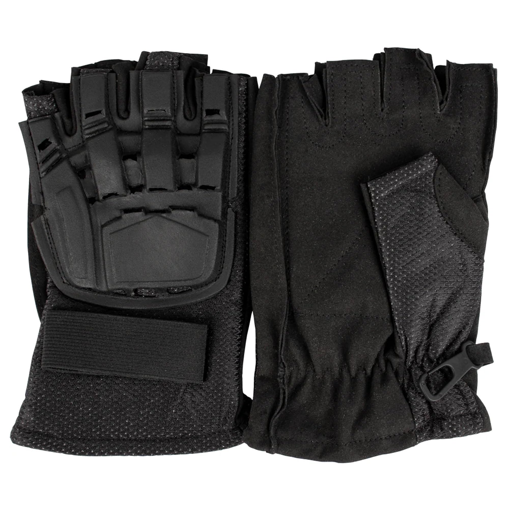 Half Finger Tactical Engagement Glove - Black Small