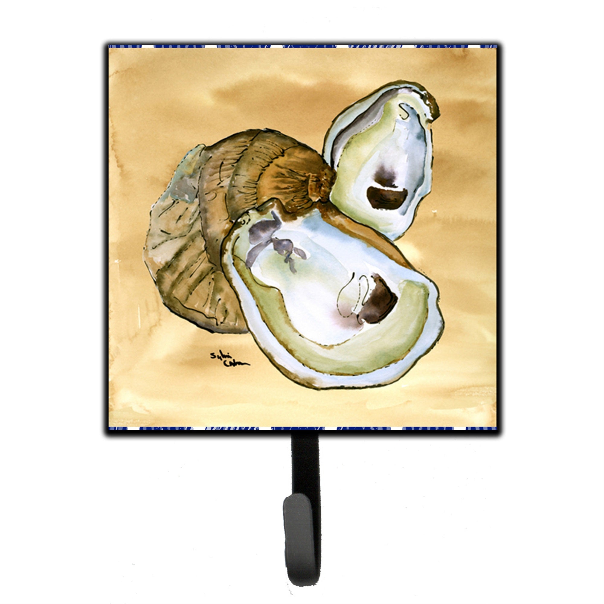 Caroline'S Treasures 8160Sh4 Oyster Leash Holder Or Key Hook, Small, Multicolor