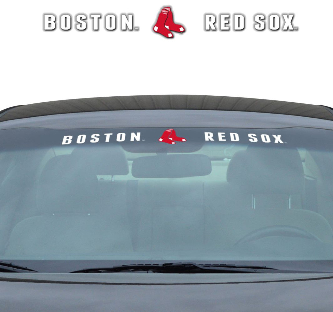 Boston Red Sox Decal 35X4 Windshield