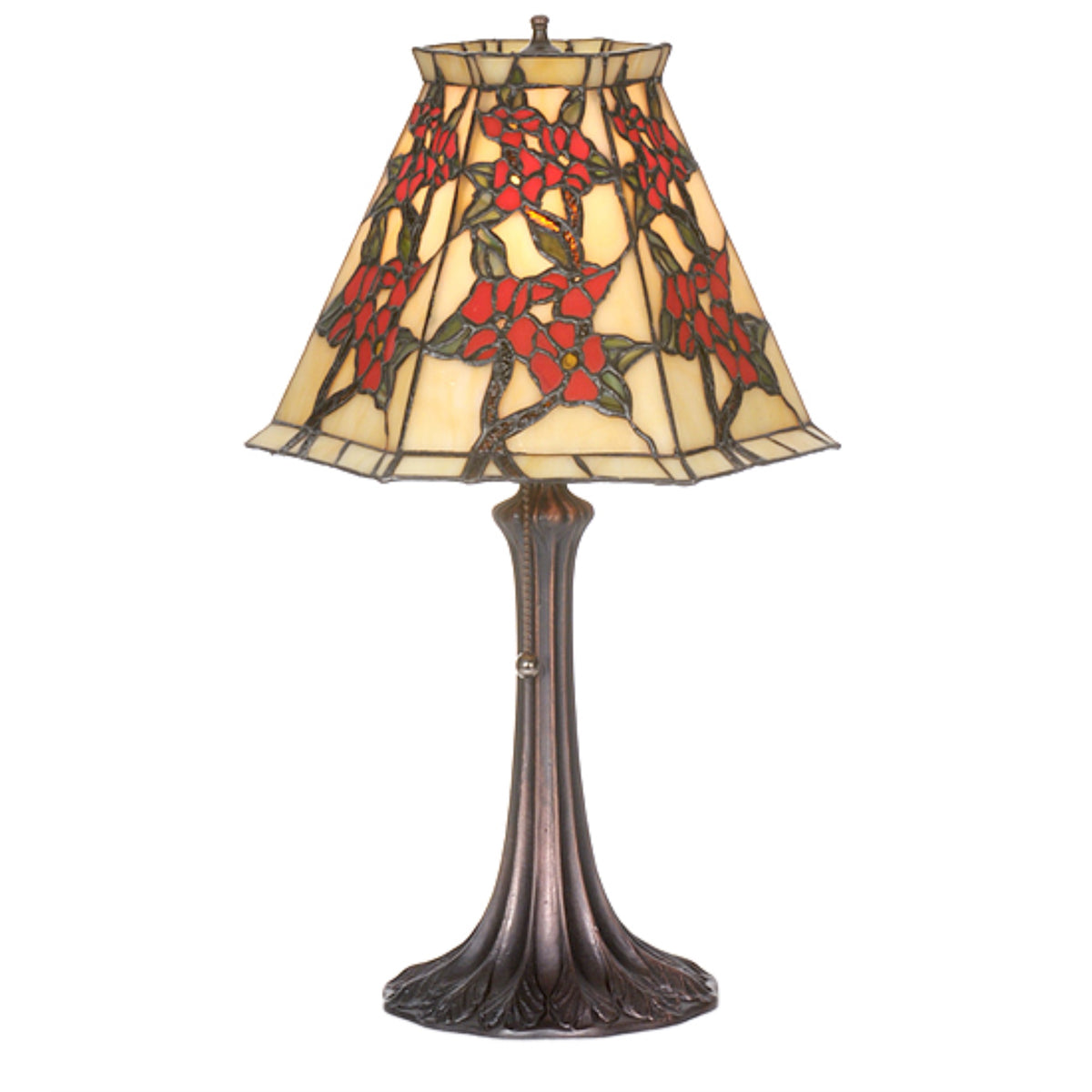 19'H Oriental Peony Accent Lamp