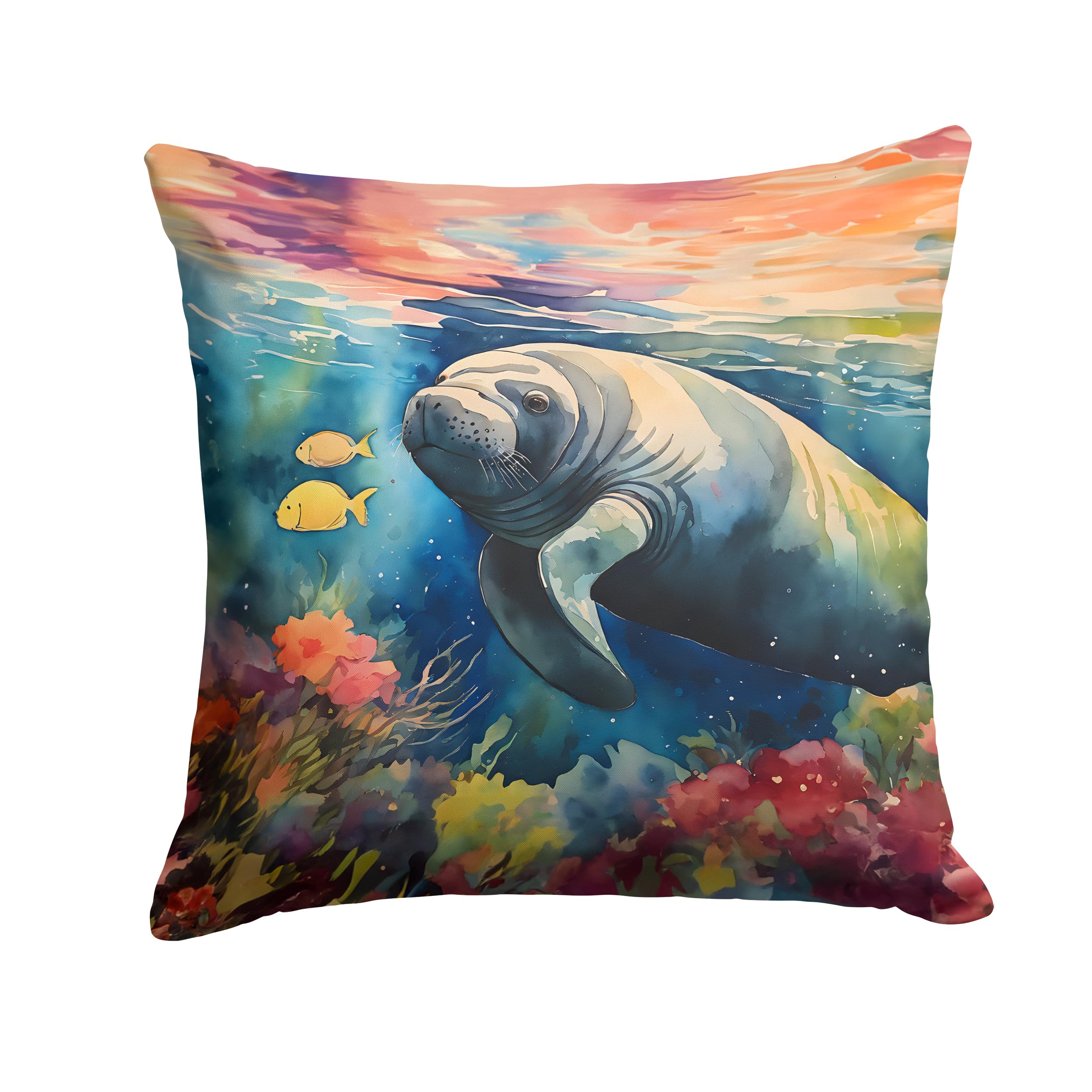 Manatee Throw Pillow
