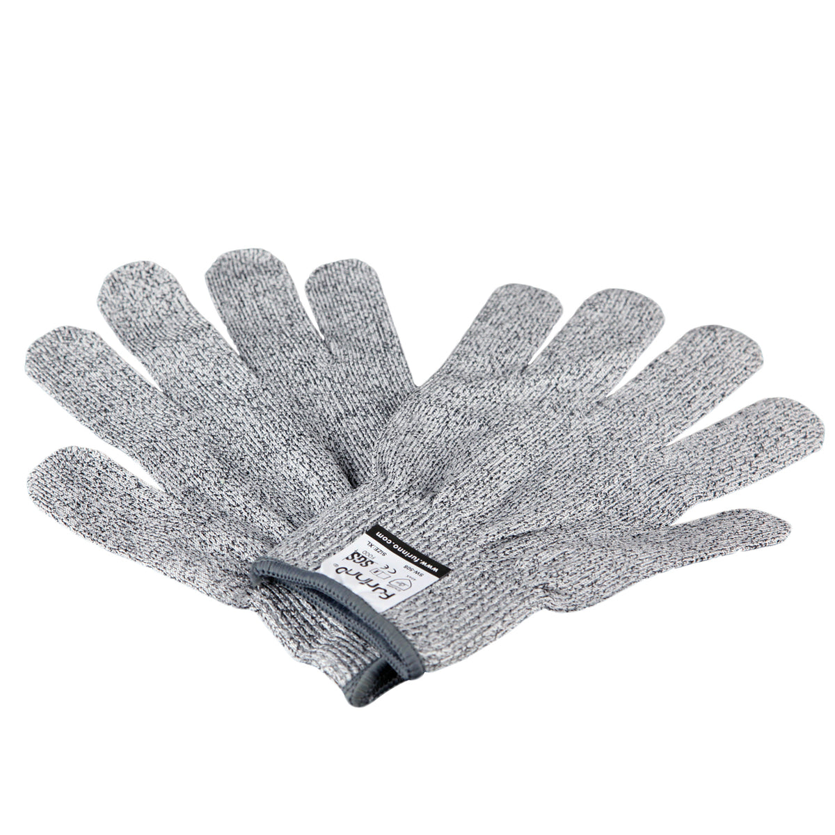 Furinno Dapur Fkg508 Cut Resistant High Performance Level 5 Protection Gloves, Food Grade, Extra Large