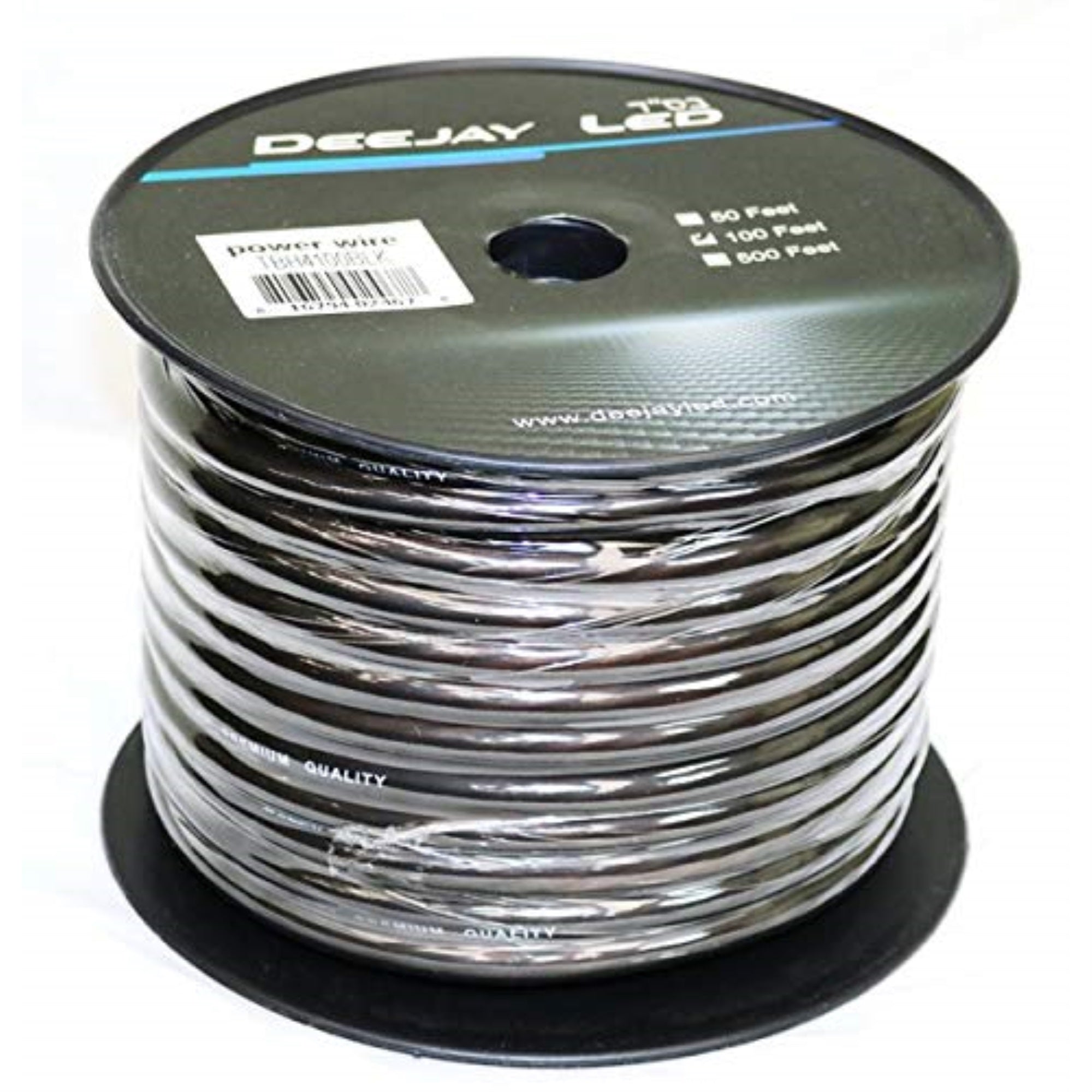 100 Feet 4 Awg Car Amplifier Power Cable Ccaw Black