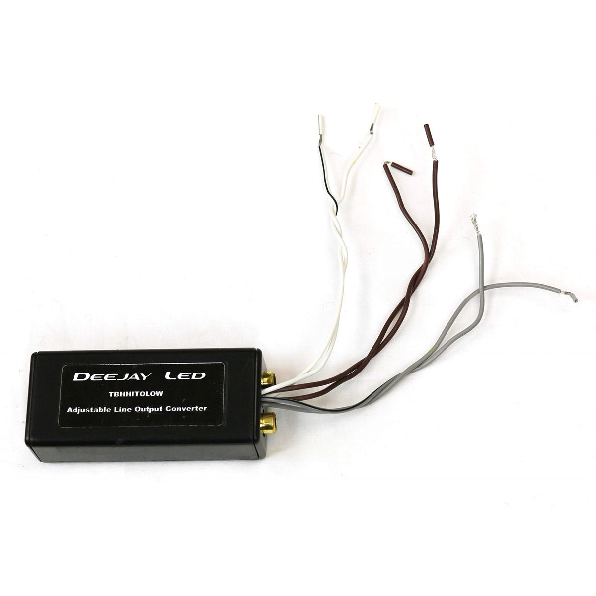 Adjustable Speaker Level To Rca Output Converter