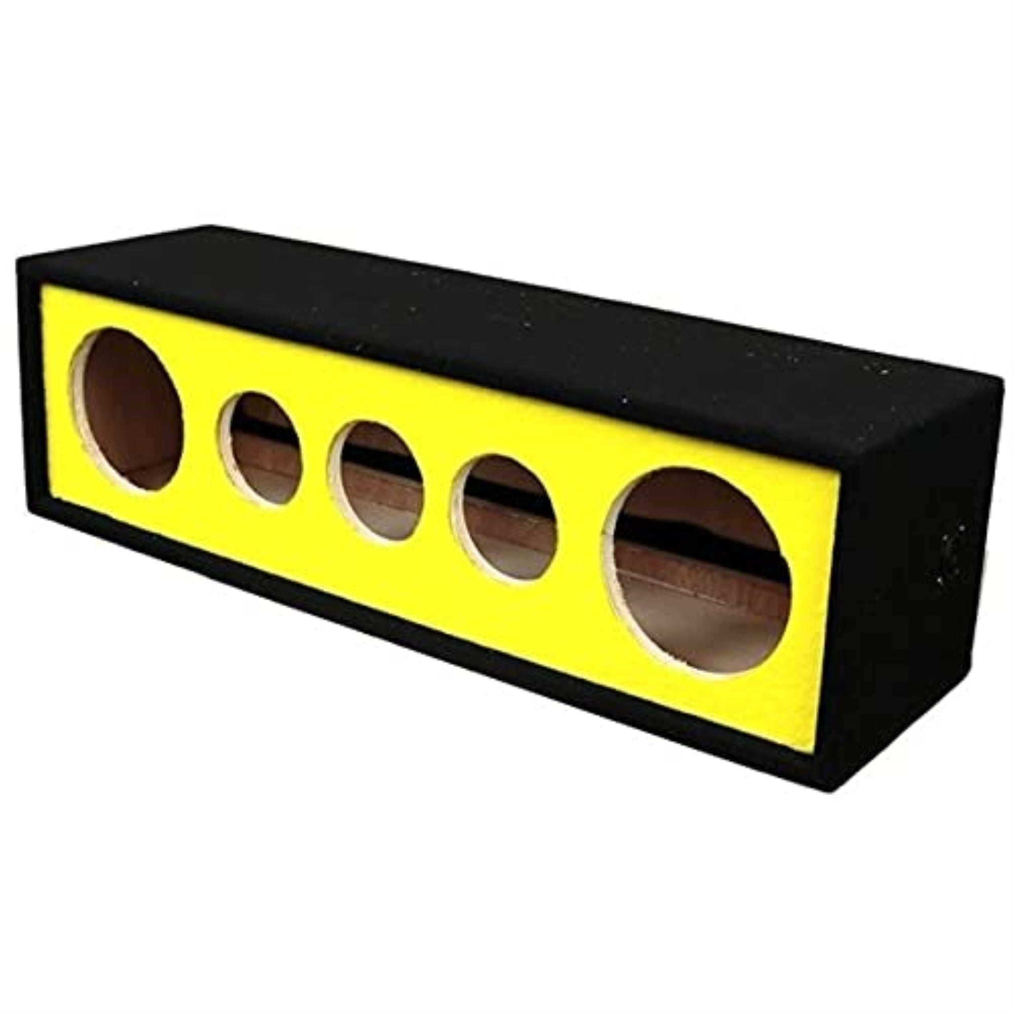For 10-In Two Horn Three Tweeter Side Yellow Speaker Enclosure