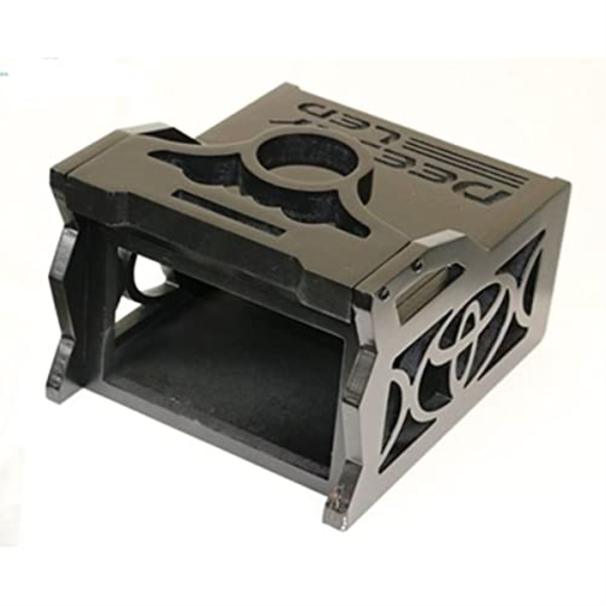 1 Din Space Plus 2 Eq Stylish Wooden Controller Case For Mobile Competitions Black Toyota Style