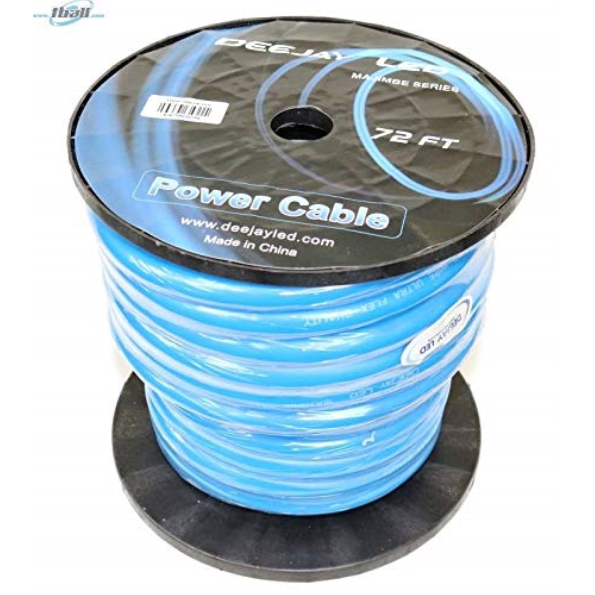 72 Foot Zero Gauge Thick Type Power Cable For Heavy Current Usage Blue