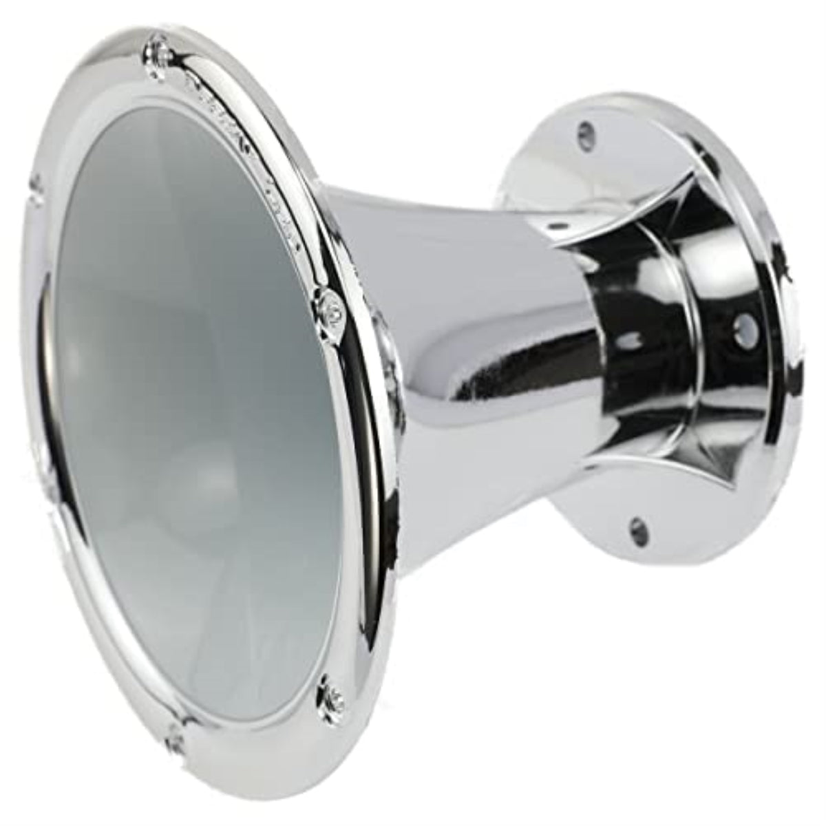 Deejayled 2 Bolt On Horn White Silver