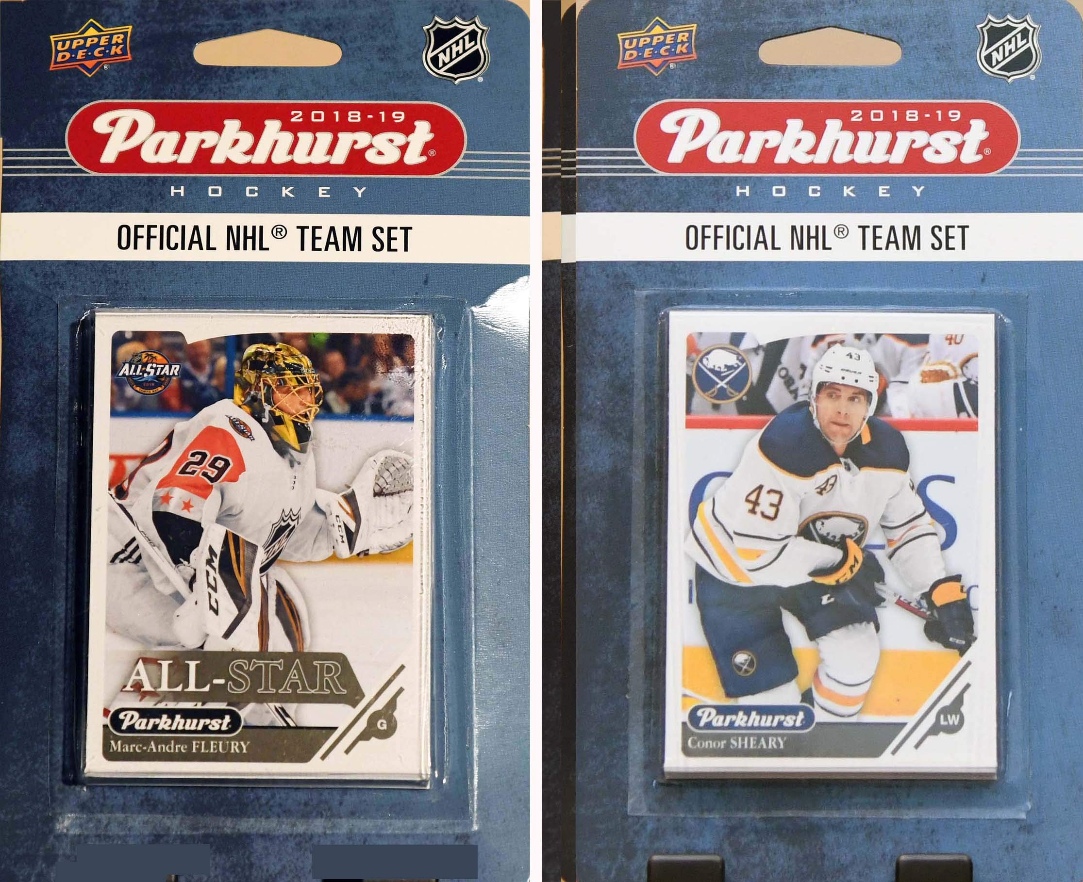 NHL Buffalo Sabres 2018-19 Parkhurst Team Set and an all-star set