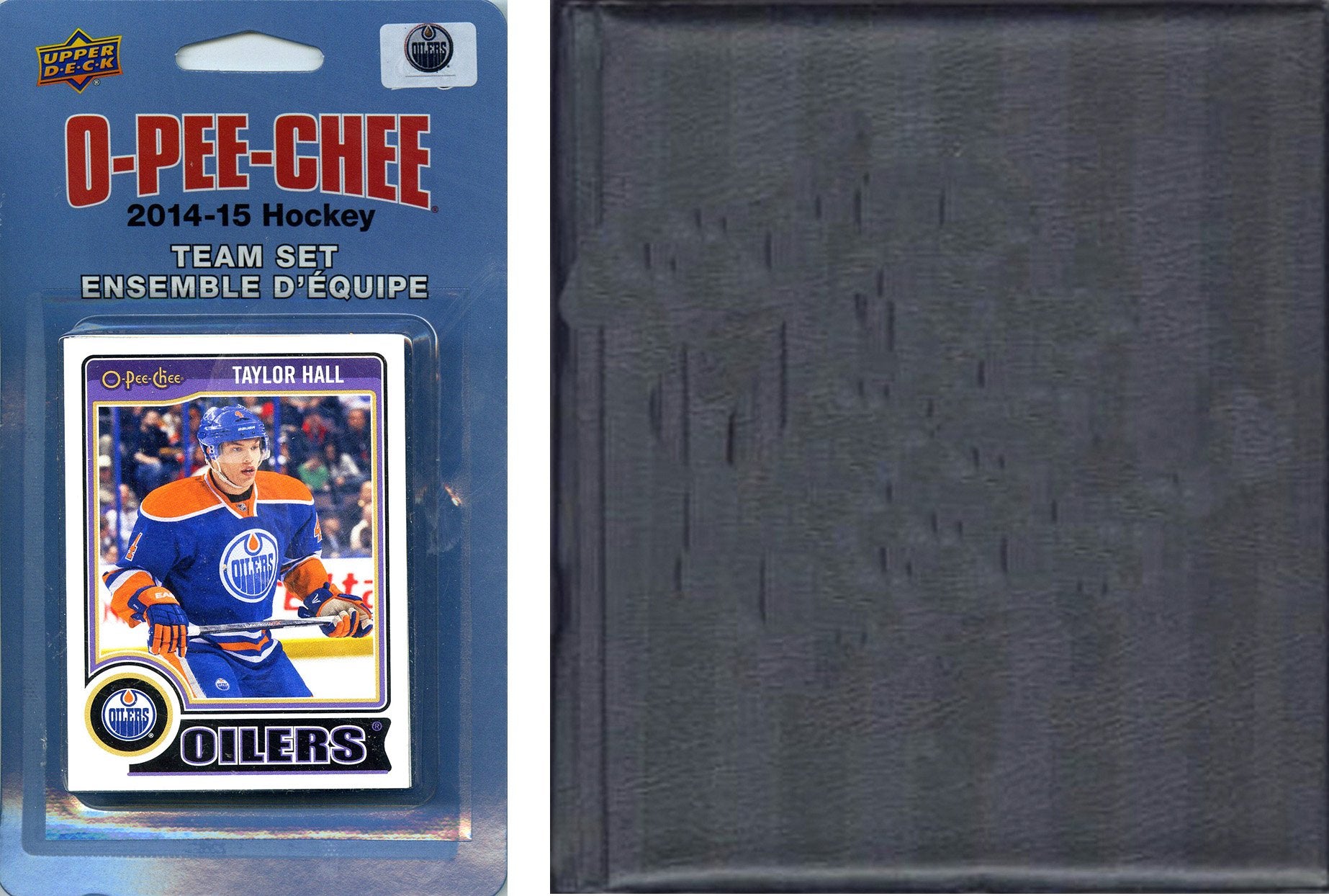NHL Edmonton Oilers 2014 O-Pee-Chee Team Set and a storage album