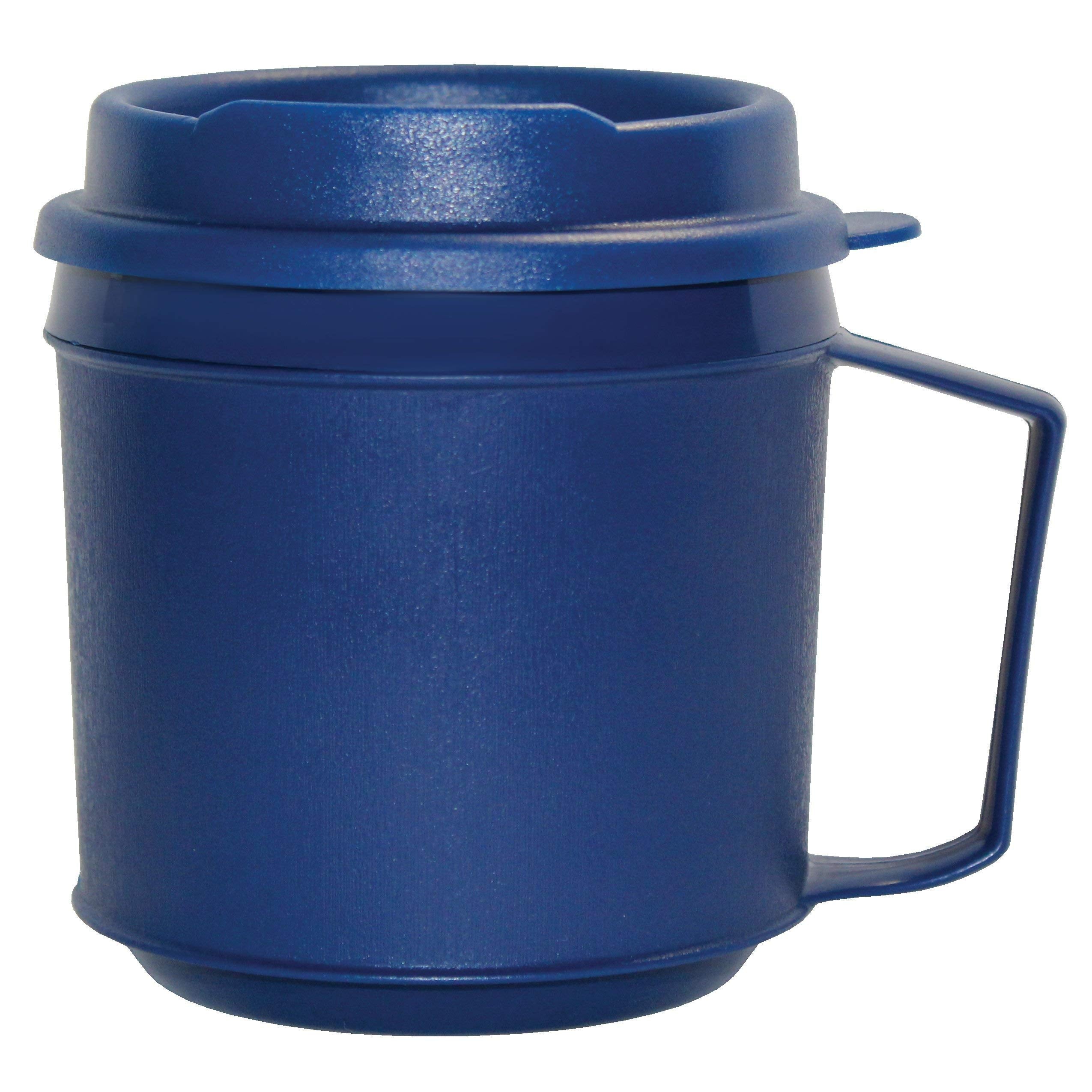 MUG, 8oz, TUMBLER LID, BLUE/BLUE