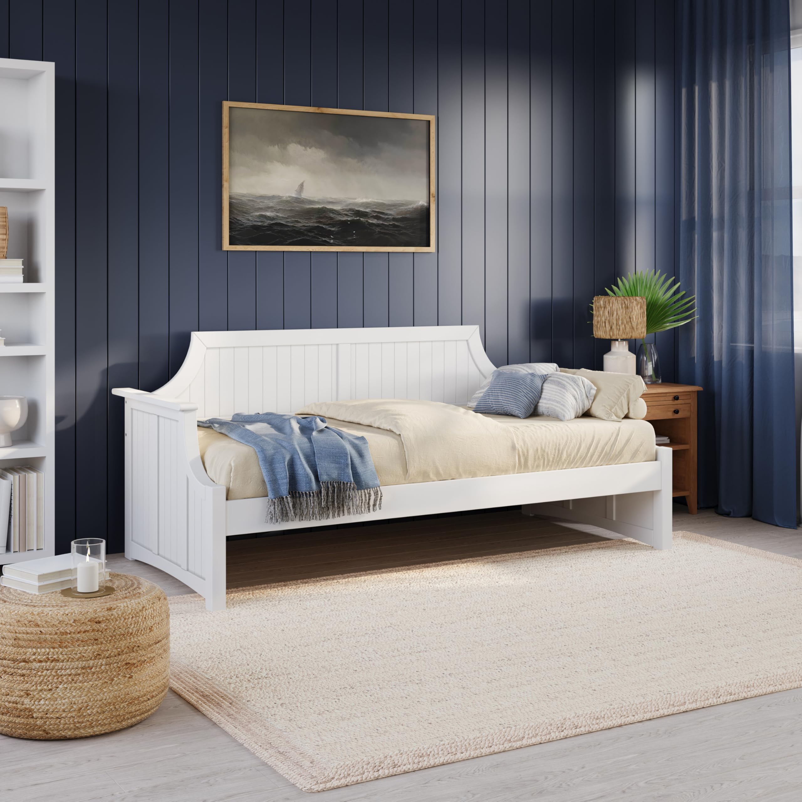 AFI Cambridge Twin Wood Daybed in White