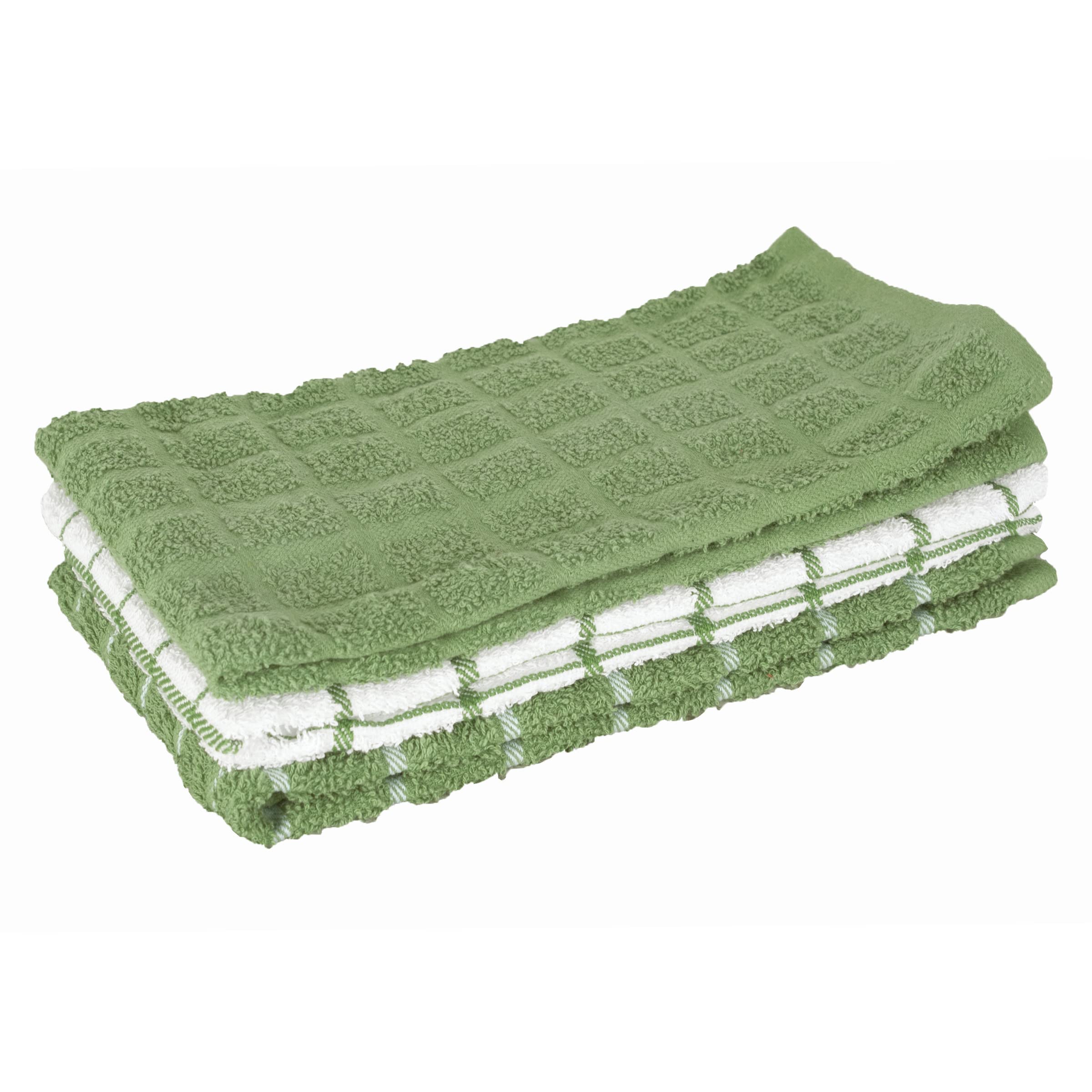 Ritz Premium Kitchen Towel Highly Absorbent, Super Soft, Long-Lasting, 100% Cotton Terry Dish Towels, Hand Towels, Tea Towels, B