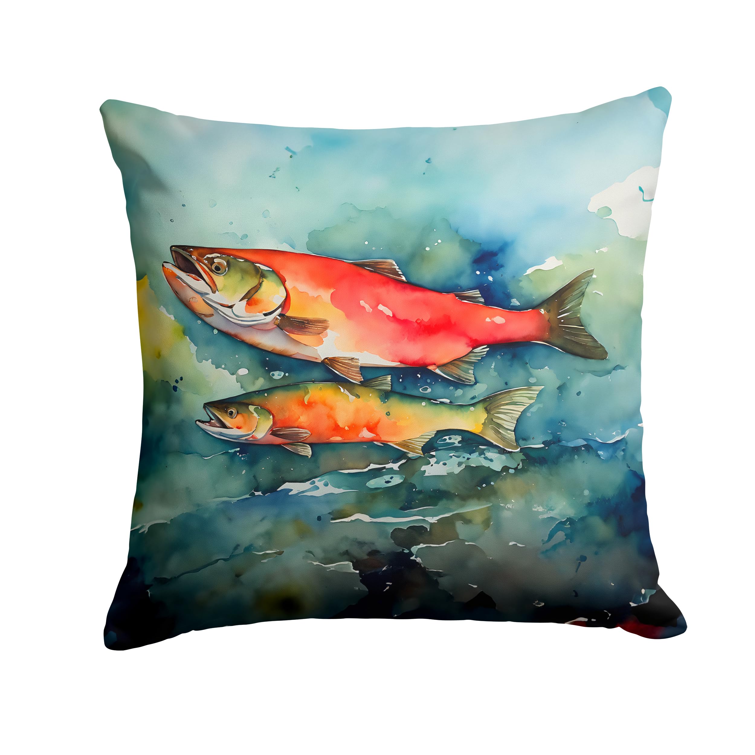 Salmon Throw Pillow