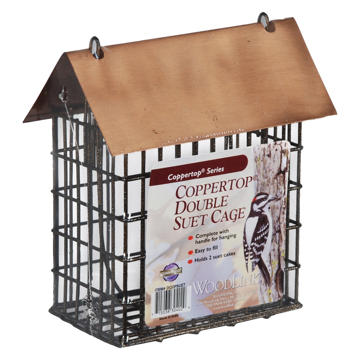 Coppertop Double Suet Cage