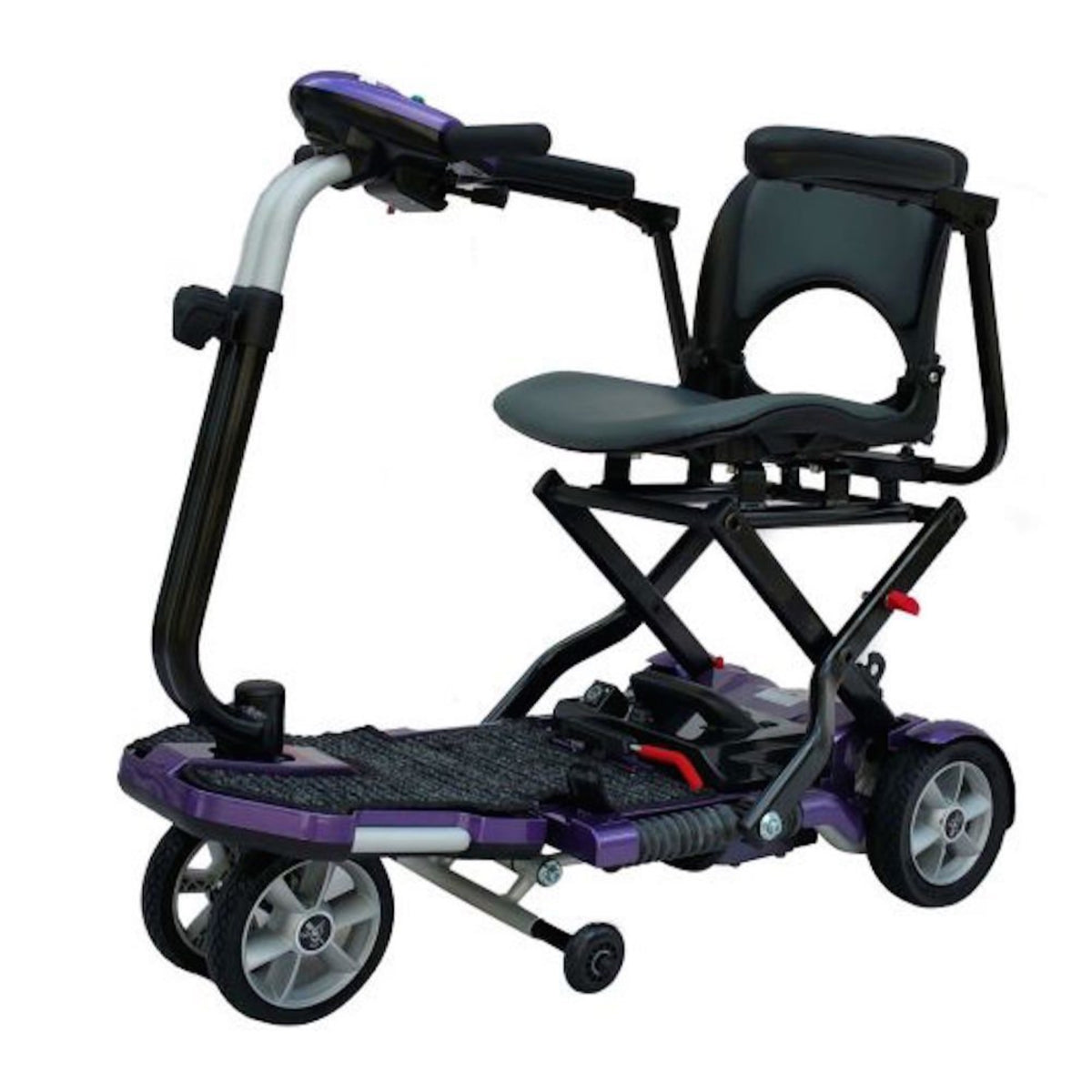 Ev Rider Transportfolding Mobility Scooter W,Arm Rests, Upgraded 12V15Ah Long Range Batteries & 3 Color Choices! (Violet)