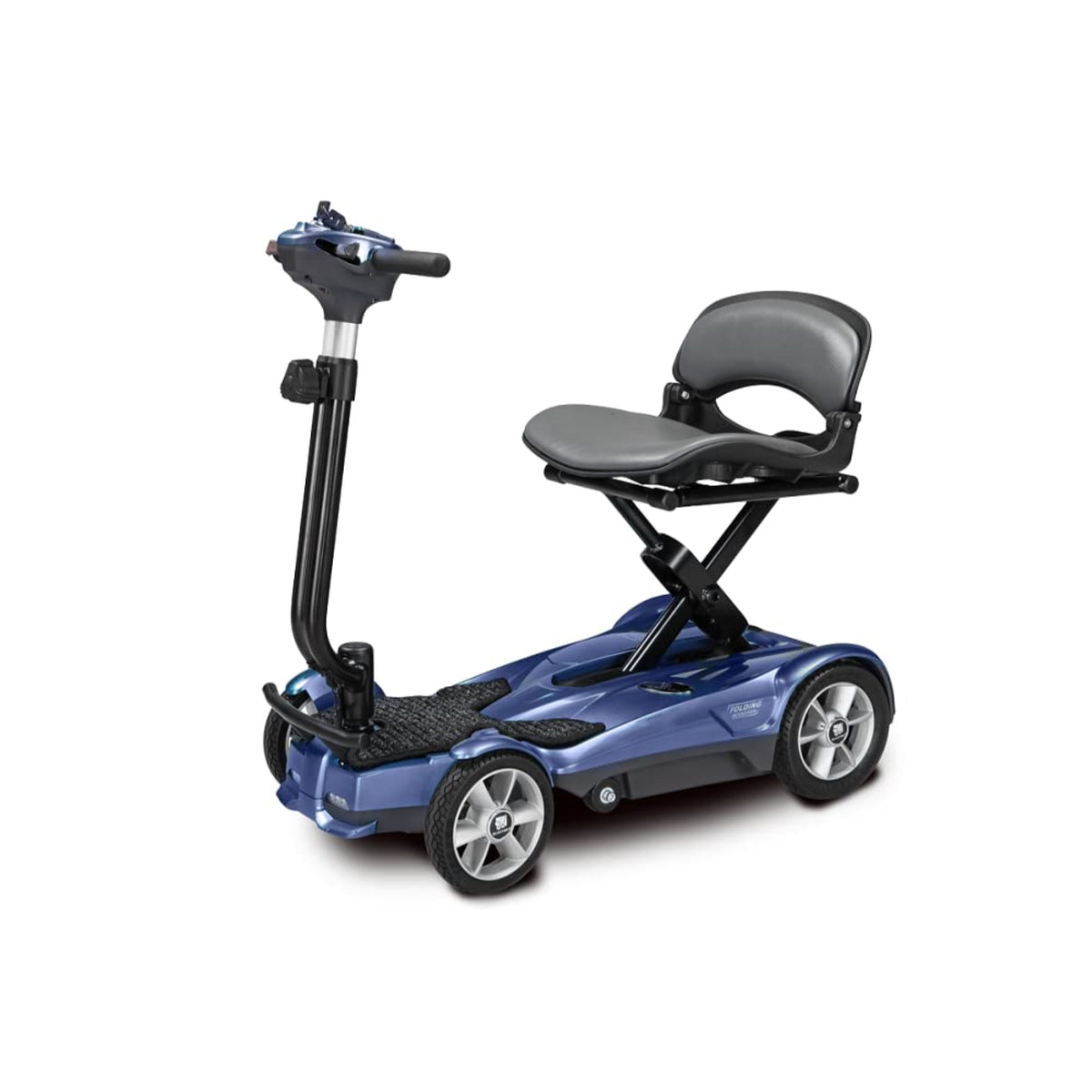 Evrider Transport 4Af 4 Wheel Automatic Folding Mobility Scooter With Remote (Jupiter Gold), Black