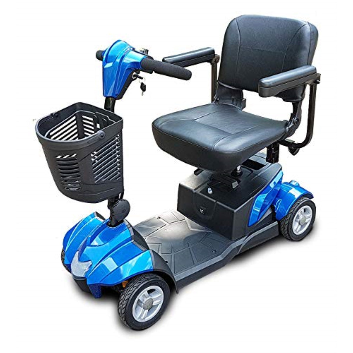 Ev Rider Citycruzer 4 Wheel Electric Portable Travel Scooter - Blue
