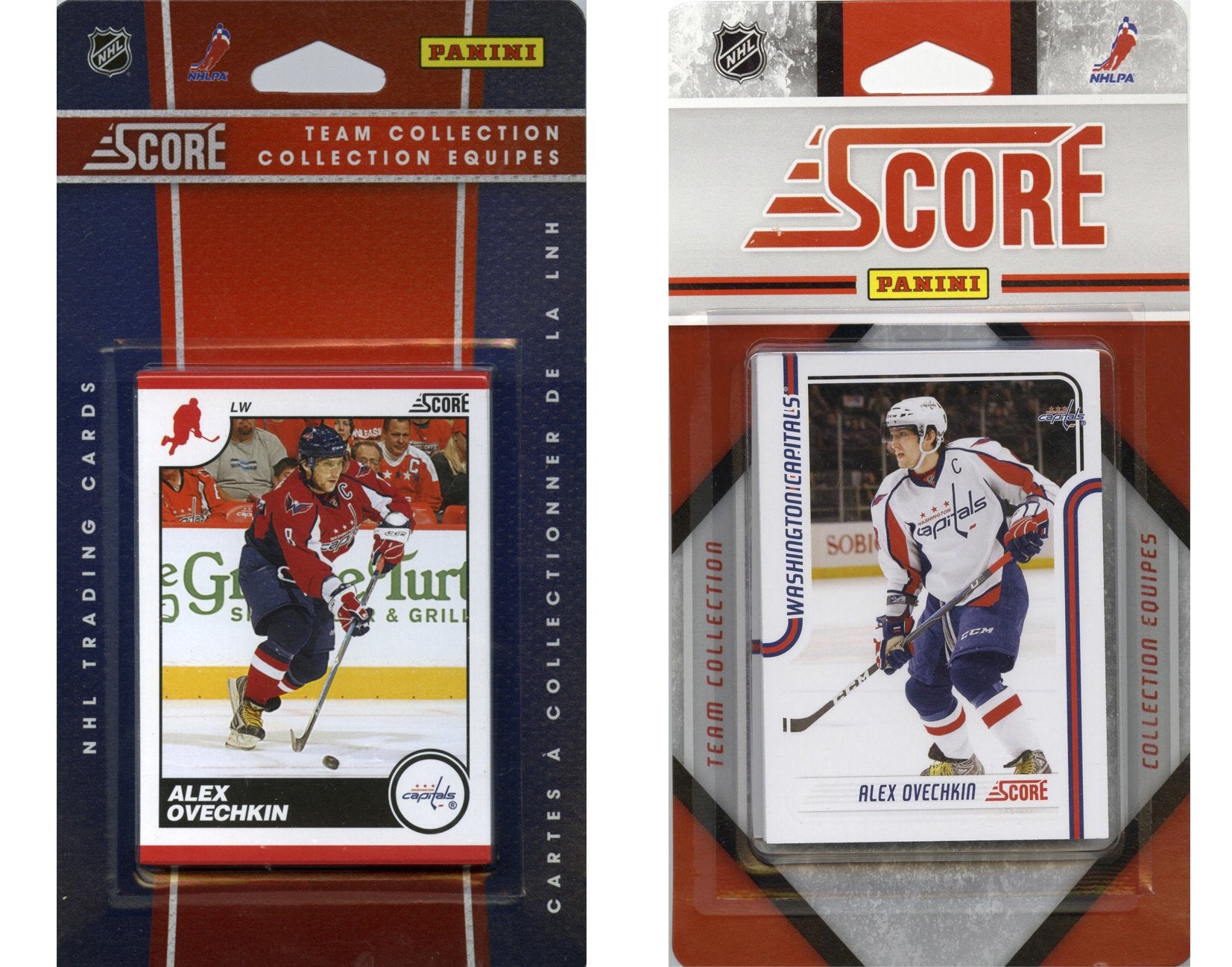 NHL Washington Capitals Licensed Score 2 Team Sets