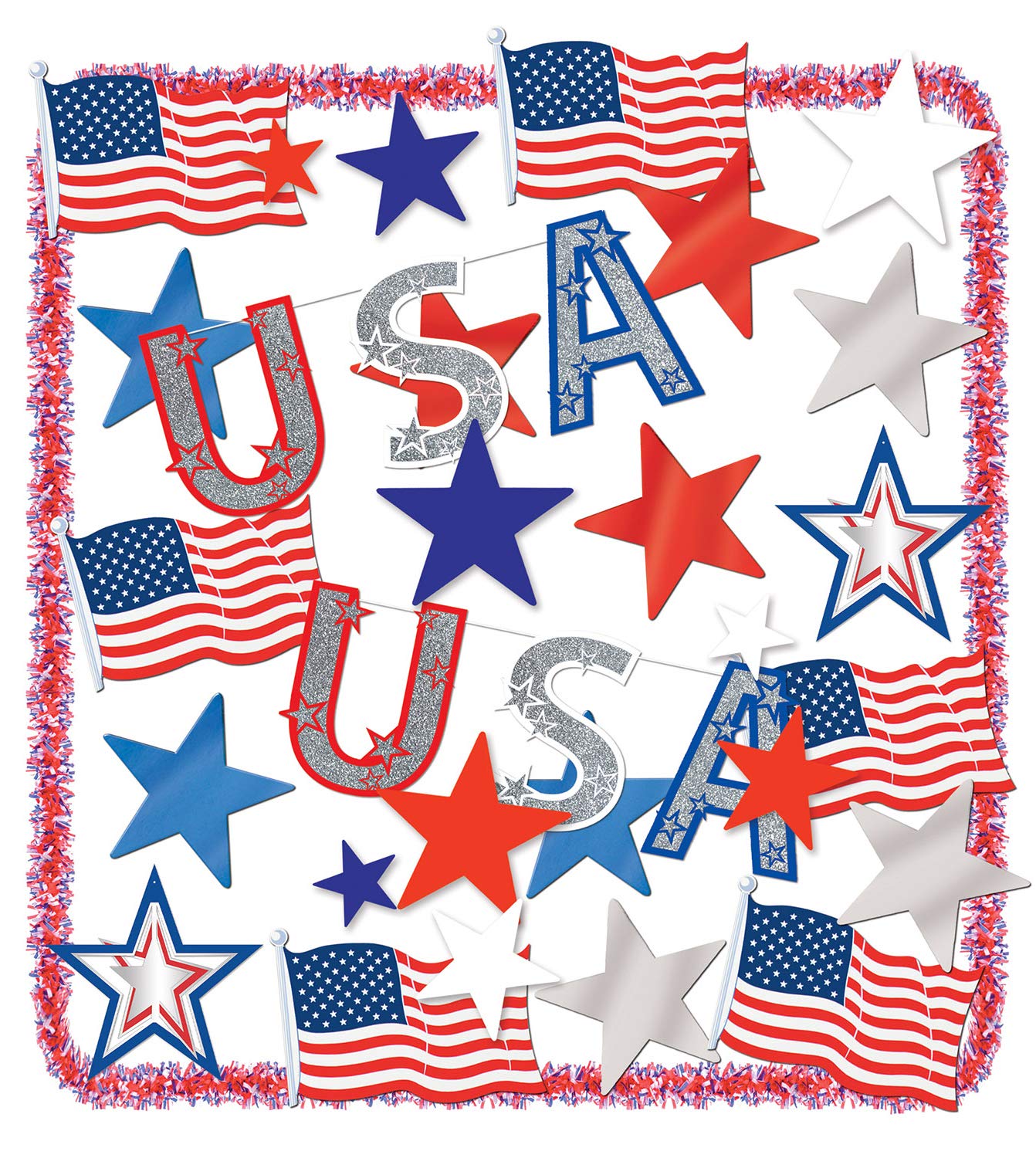 FR Patriotic Trimorama - 25 Pcs (Pack of 1)