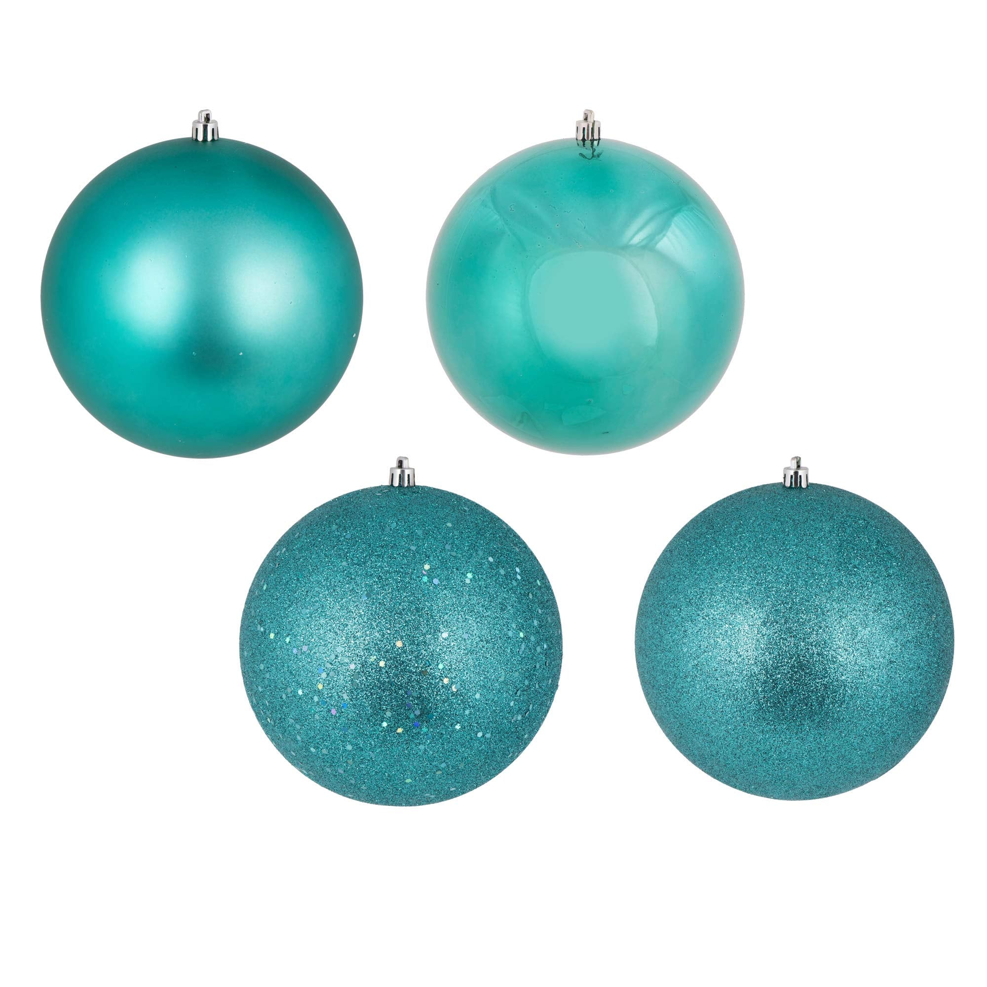Casafoyer  2.4″ Teal 4 Finish Orn Asst 24/Box - N590642 - (Pack Of 2)