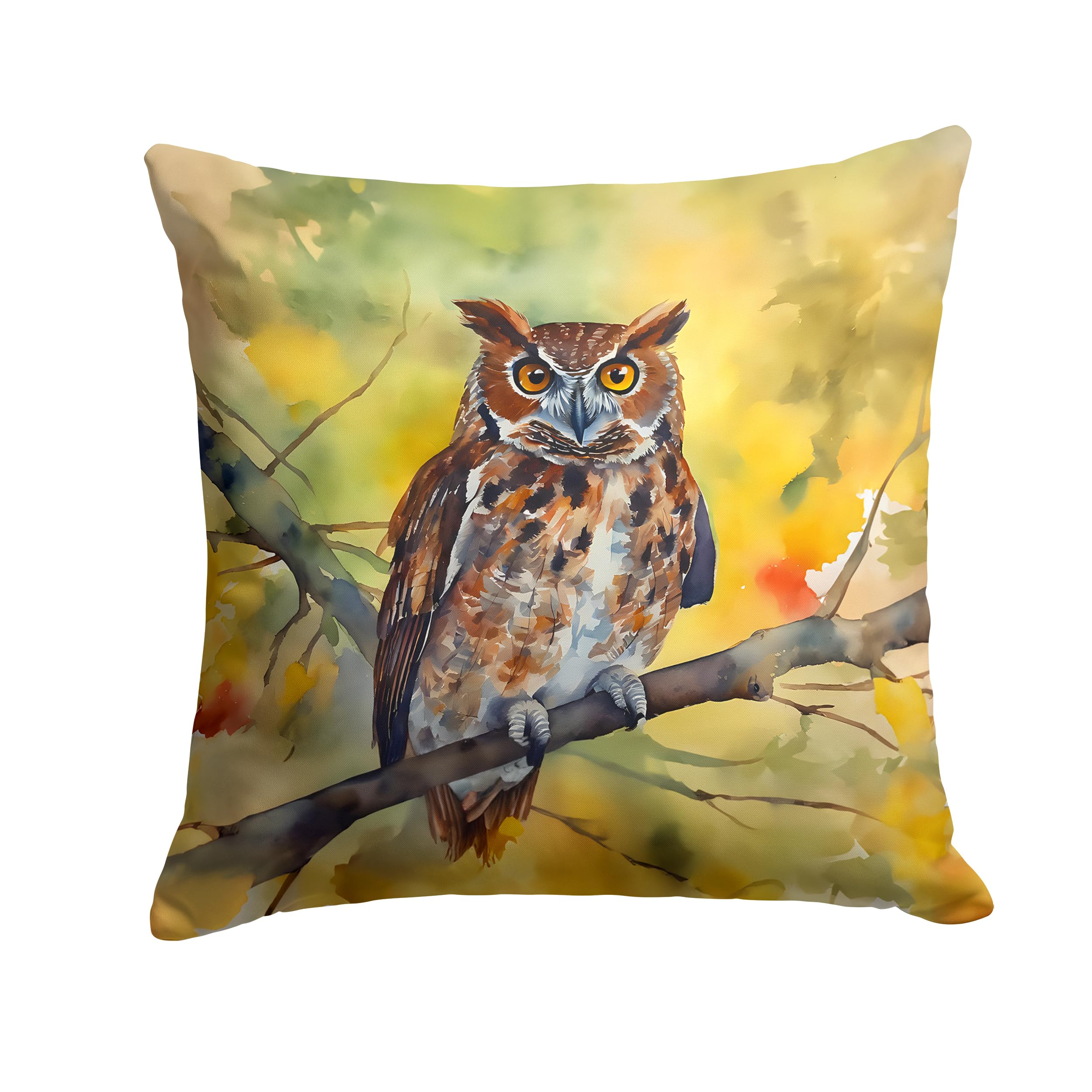 Eastern Screech Owl Throw Pillow