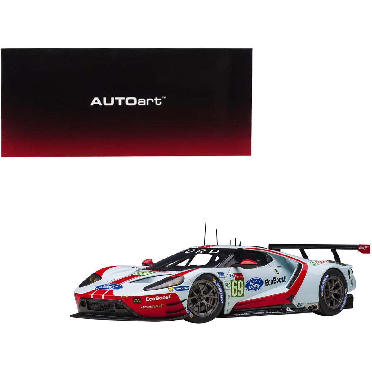 Ford Gt #69 Ryan Briscoe - Scott Dixon - Richard Westbrook 24H Of Le Mans (2019) 1/18 Model Car By Autoart