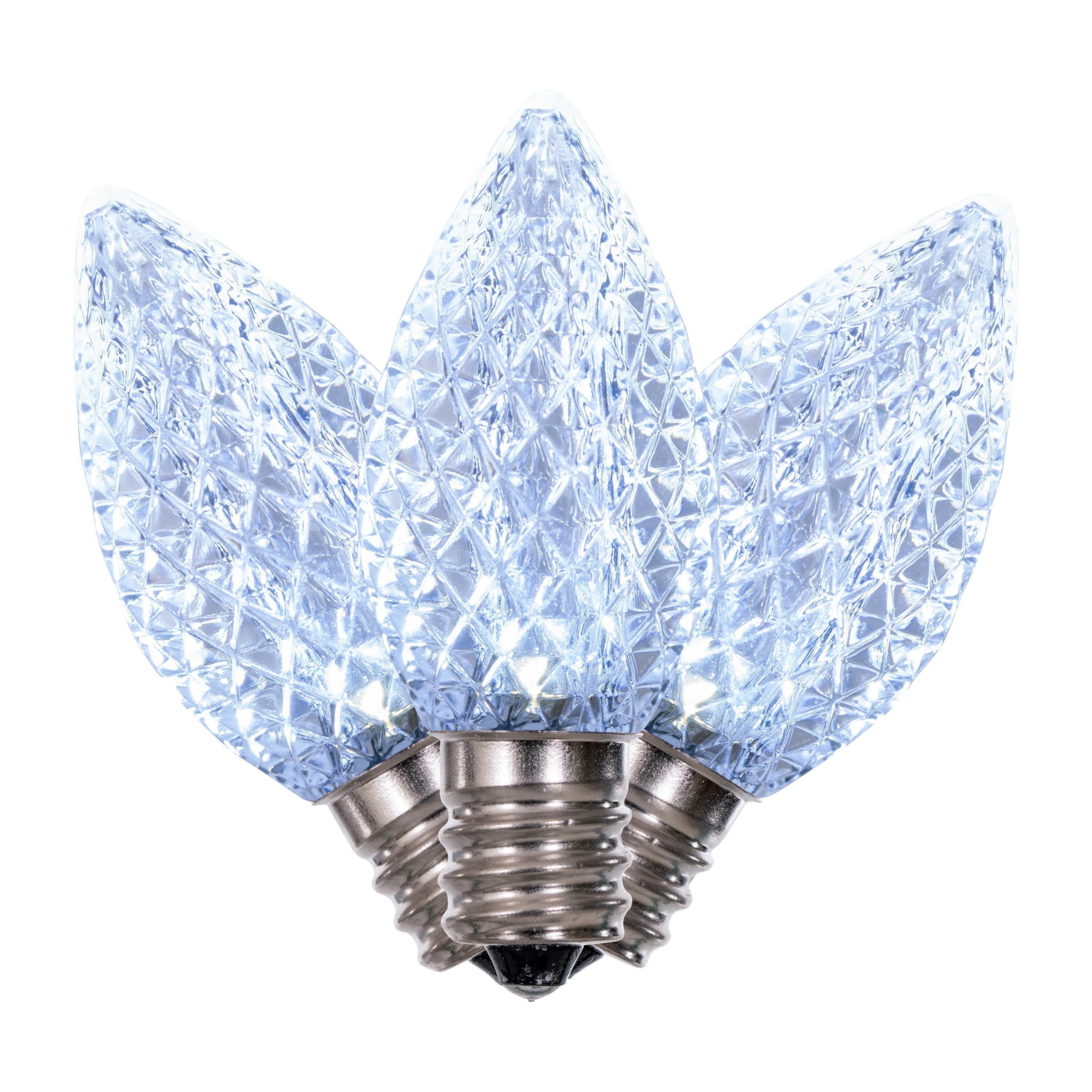 Casafoyer  C7 Faceted LED Cool White Bulb .38W 25Bx - XLEDC75-25 - (Pack Of 2)