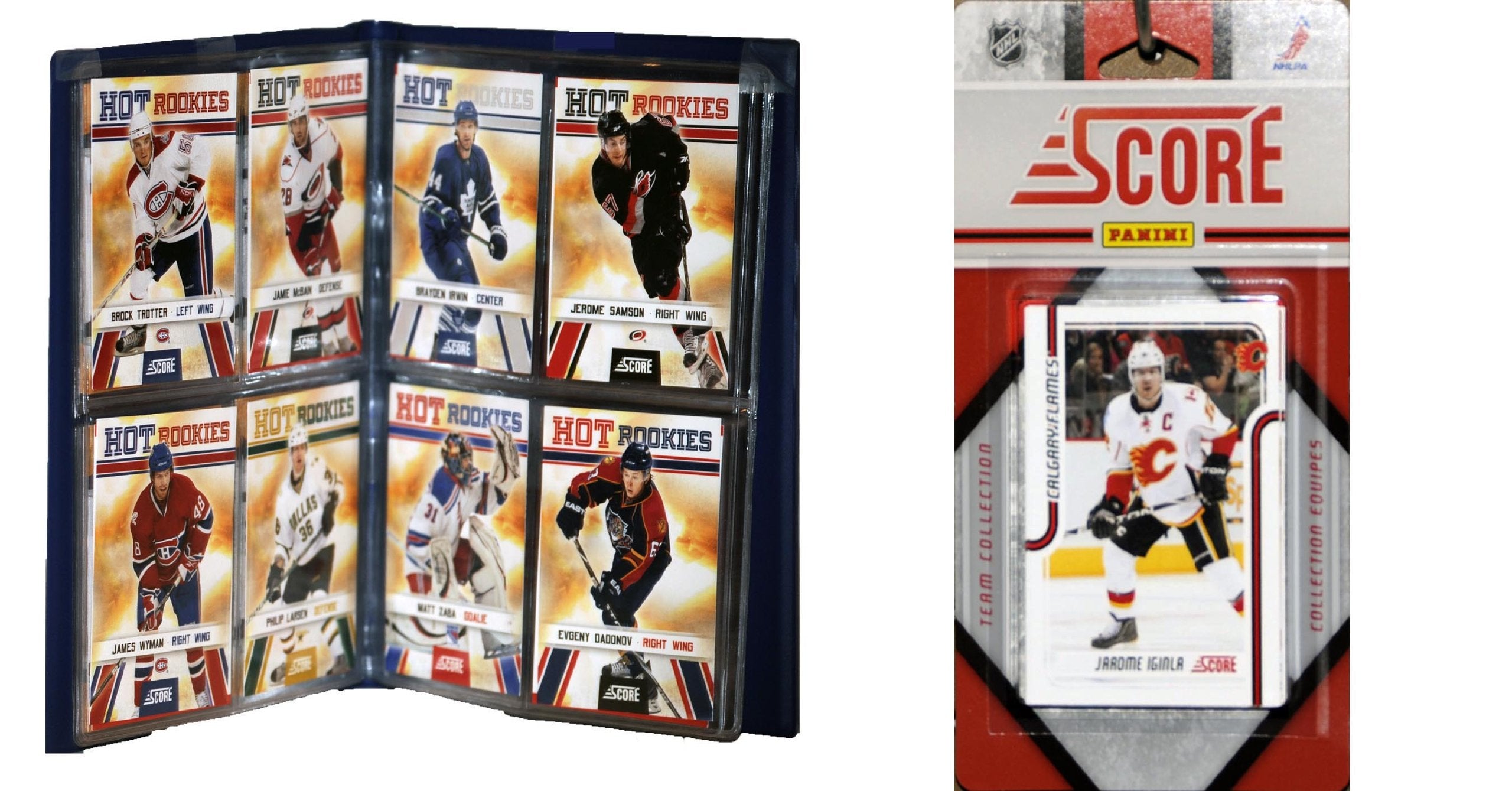 NHL Florida Panthers Licensed 2011 Score Team Set and Storage Album