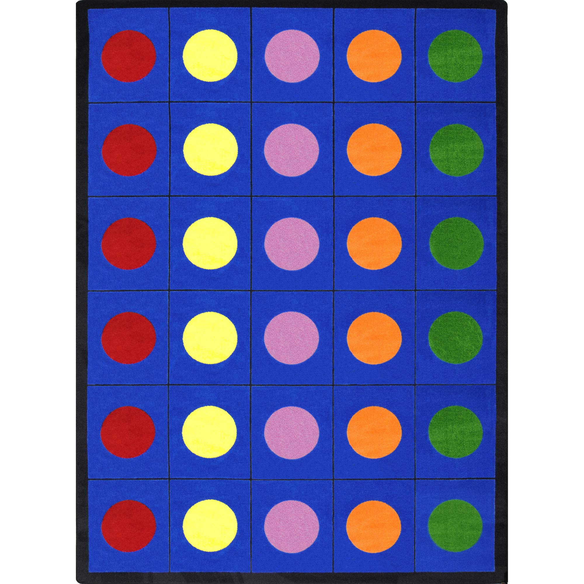 Lots of Dots 78 x 109??area rug in color Multi
