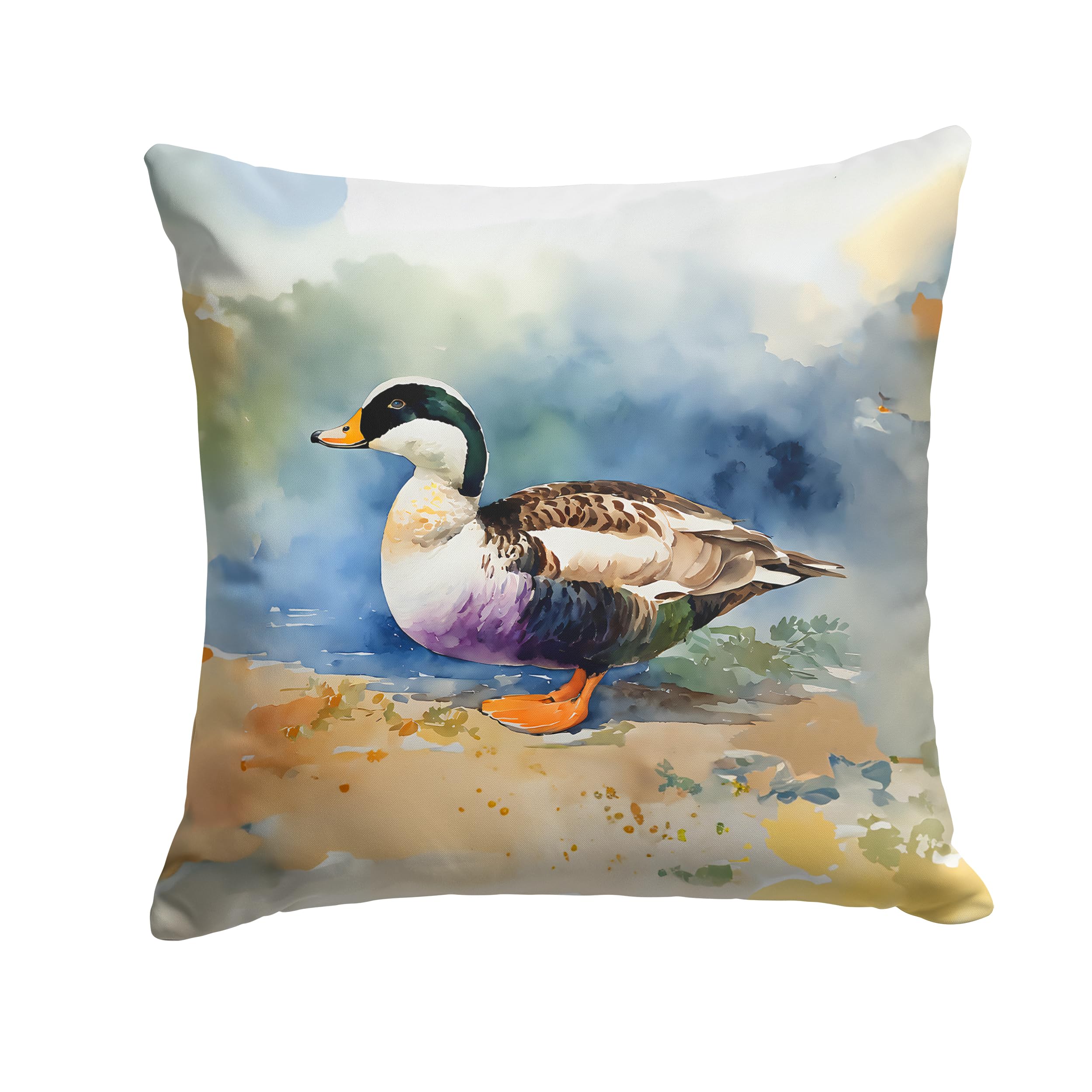 Common Eider Duck Throw Pillow