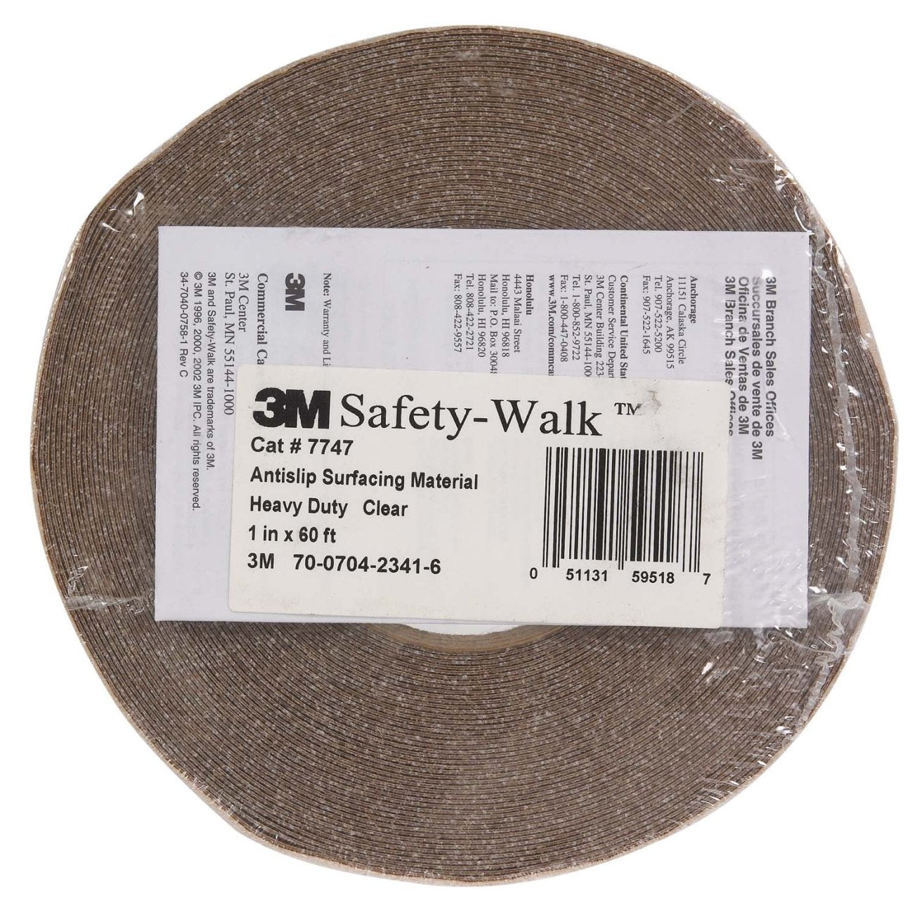 TAPE ANTISLIP 1X60CLR (Pack of 1)