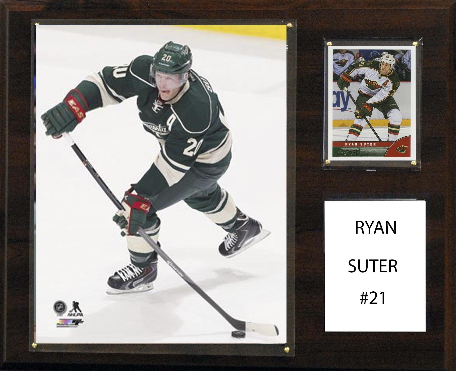 NHL 12x15″ Ryan Suter Minnesota Wild Player Plaque