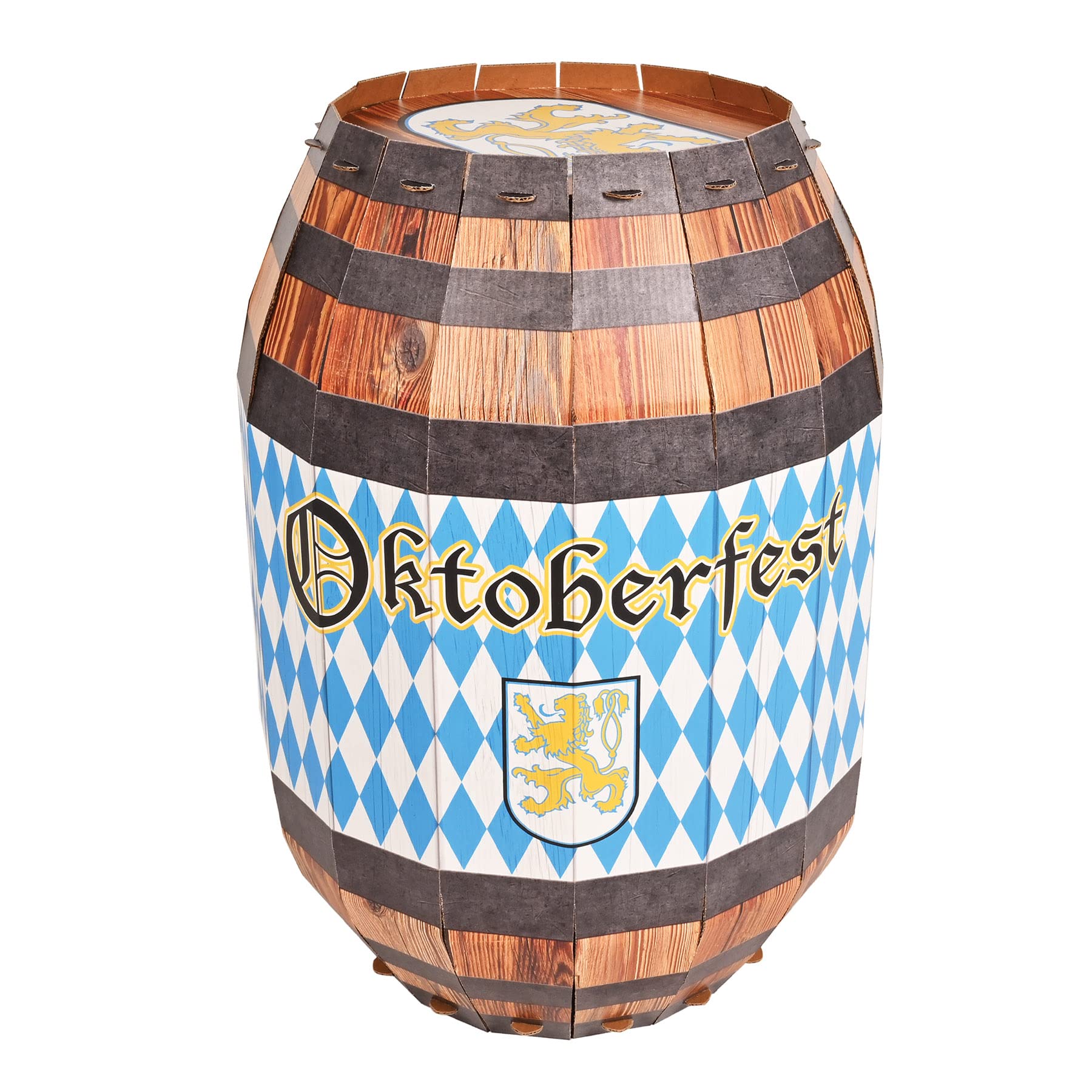 Casafoyer Oktoberfest 3D Barrel Photo Booth Prop for Party Decor ( Pack of 2 )