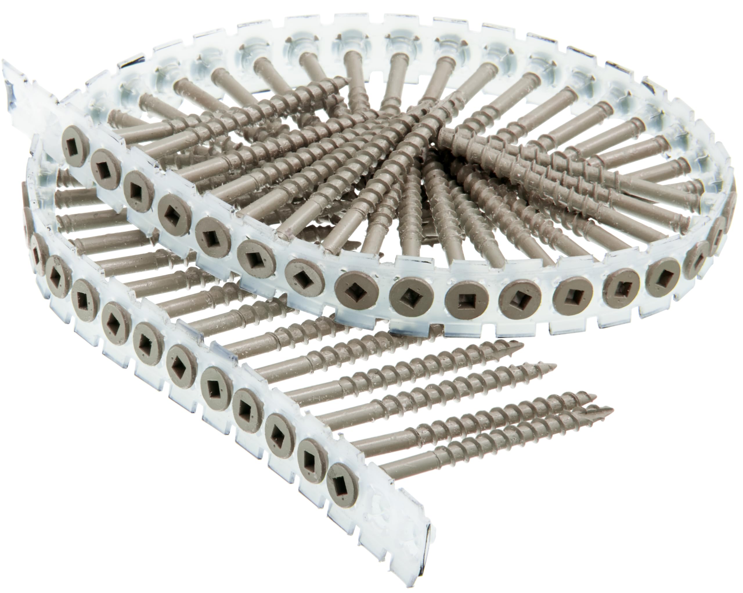 Senco DuraSpin No. 8 S X 2-1/2 in. L Square Square Head Deck Screws (Pack of 1)