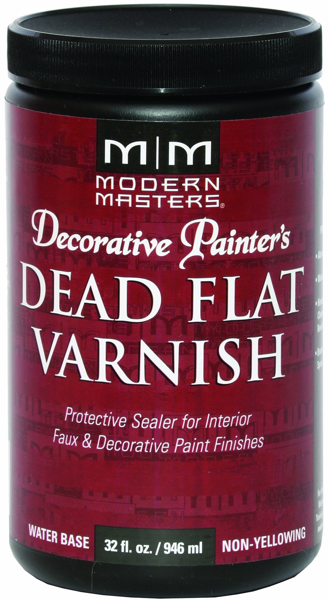 Modern Masters Dp609-32 Dead Flat Varnish, 32-Ounce