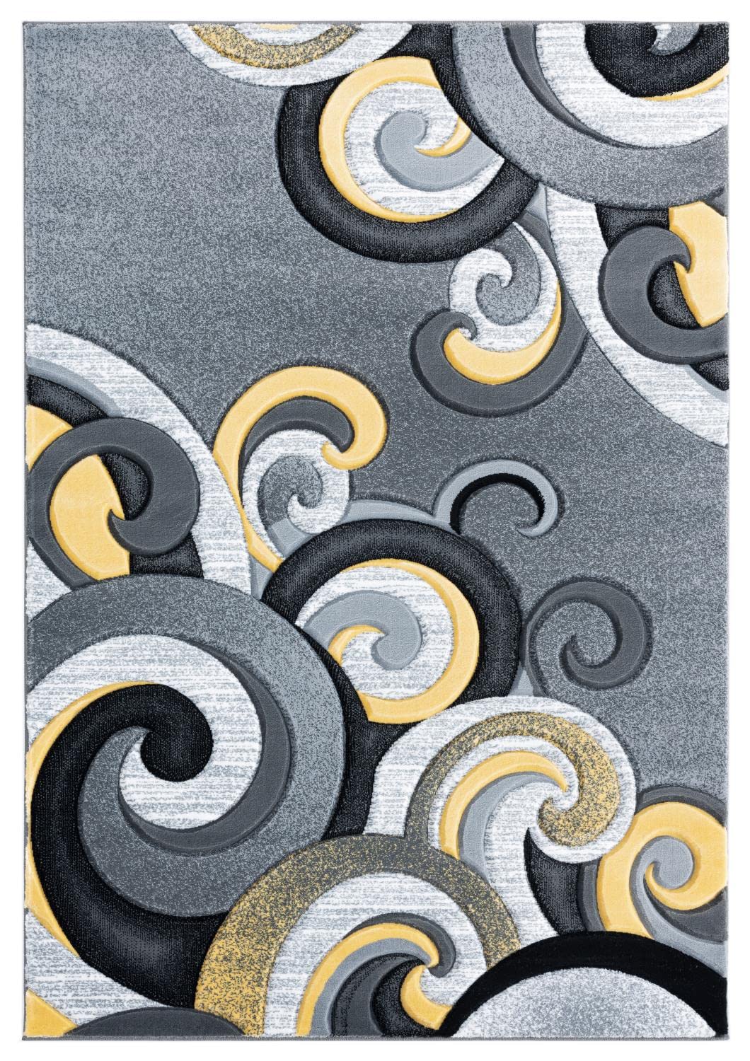 United Weavers Bristol Rhiannon Yellow Runner Rug 27 x 74