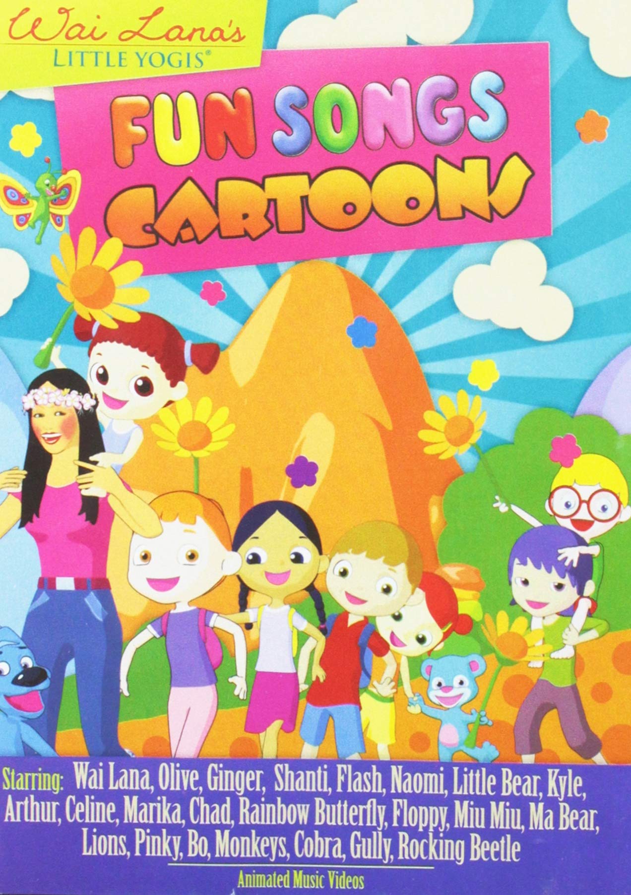 Fun Songs Cartoons DVD & Lyric Book